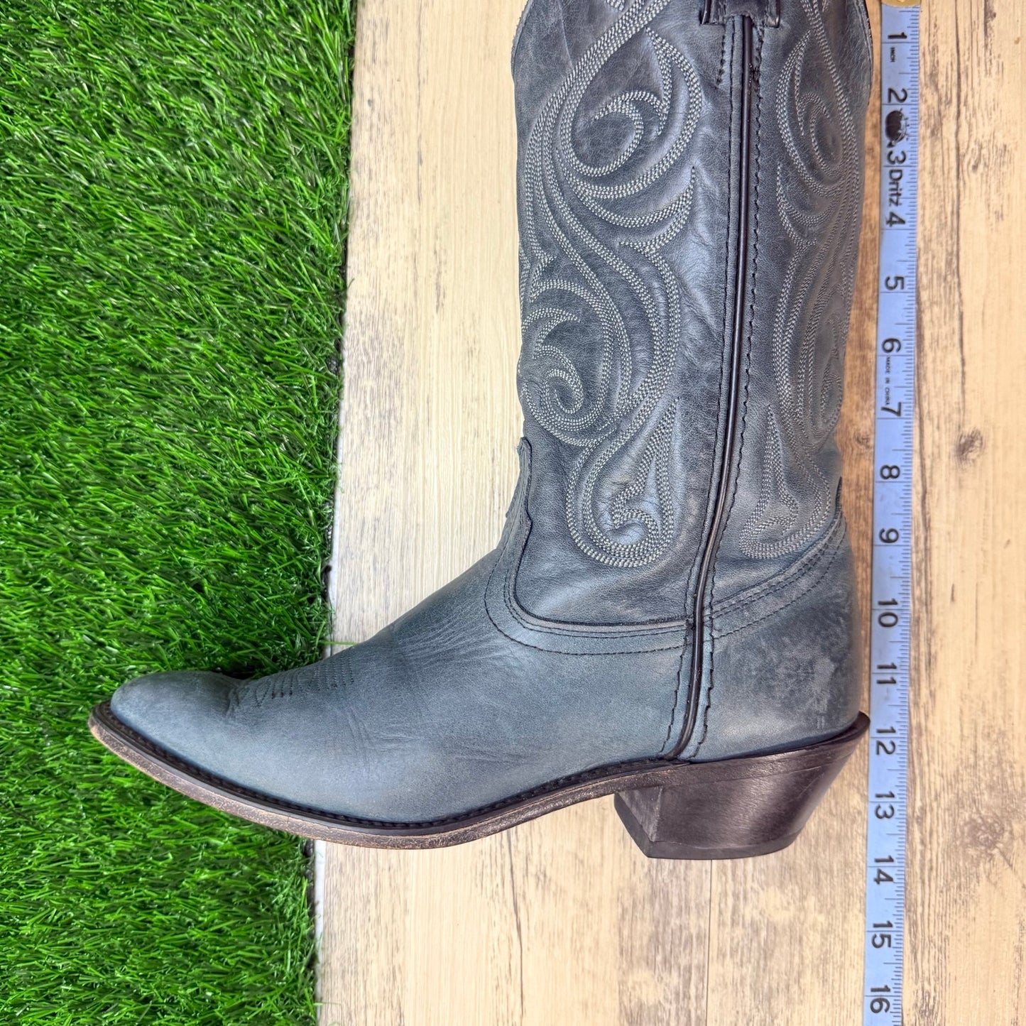 Code West Women - Size 8M - Blue Green Western Cowboy Boots