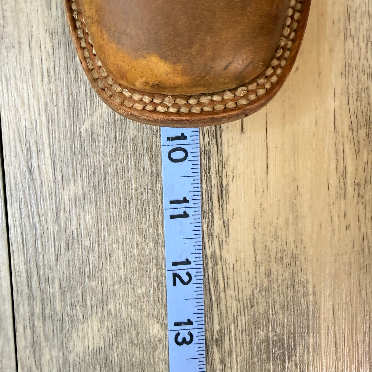 Double R Youth - Size 1.5 - Brown Striped Square Toe Cowboy Boots