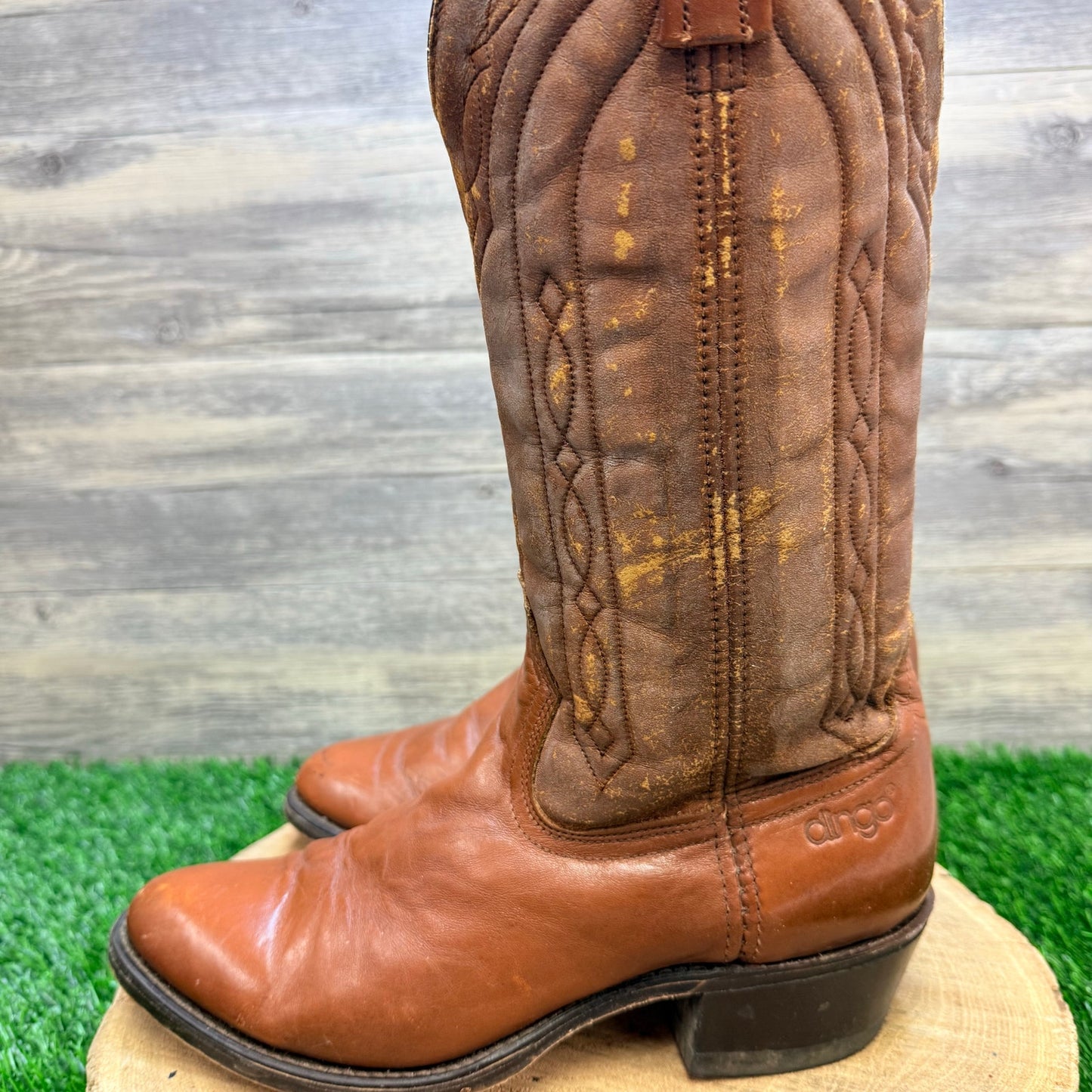 Acme Men - Size 8E - Brown Dingo Cowboy Boots 71001 5945