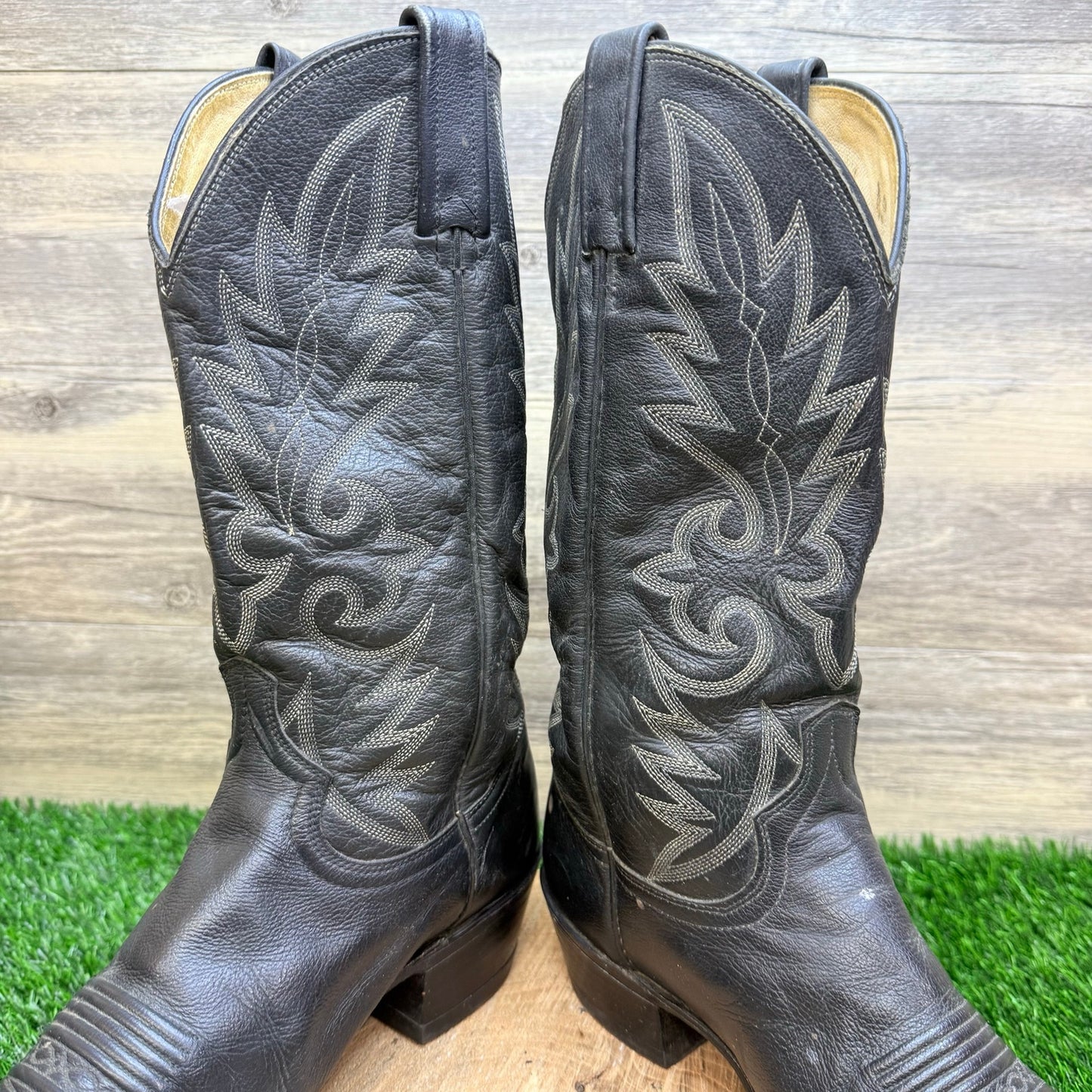 Dan Post Men - Size 9.5D - Black Western Cowboy Boots 16770