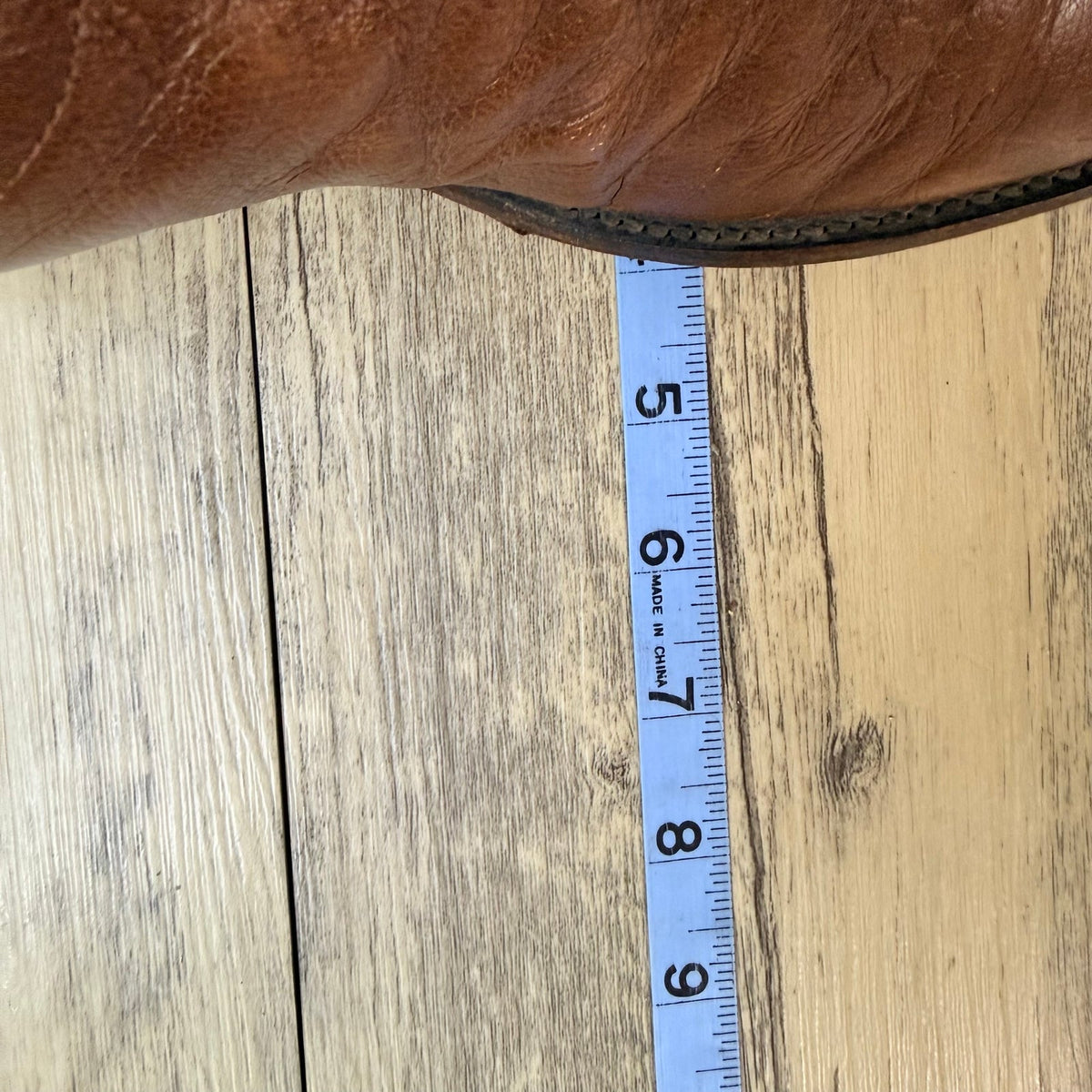 Justin Men - Size 10D - Vintage Burnt Sienna Roper Western Cowboy Boots 3714