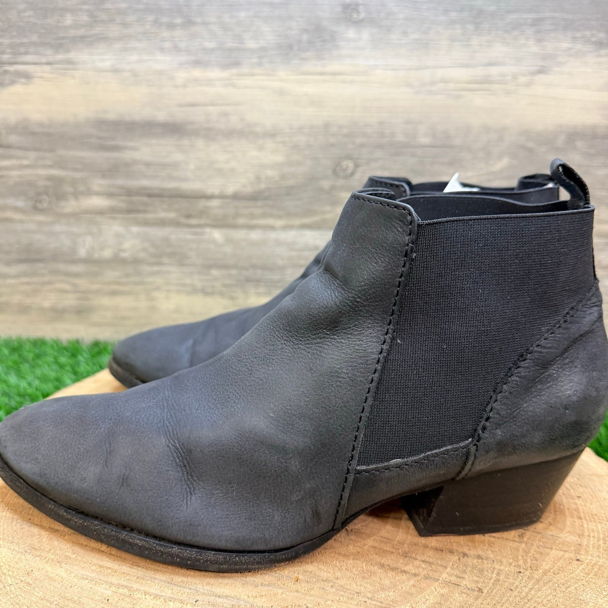 Vero Cuoio Women - Size 10 - Black Ankle Boots Aquatalia