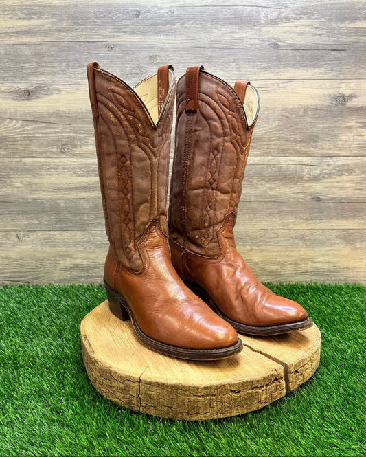 Acme Men - Size 8E - Brown Dingo Cowboy Boots 71001 5945