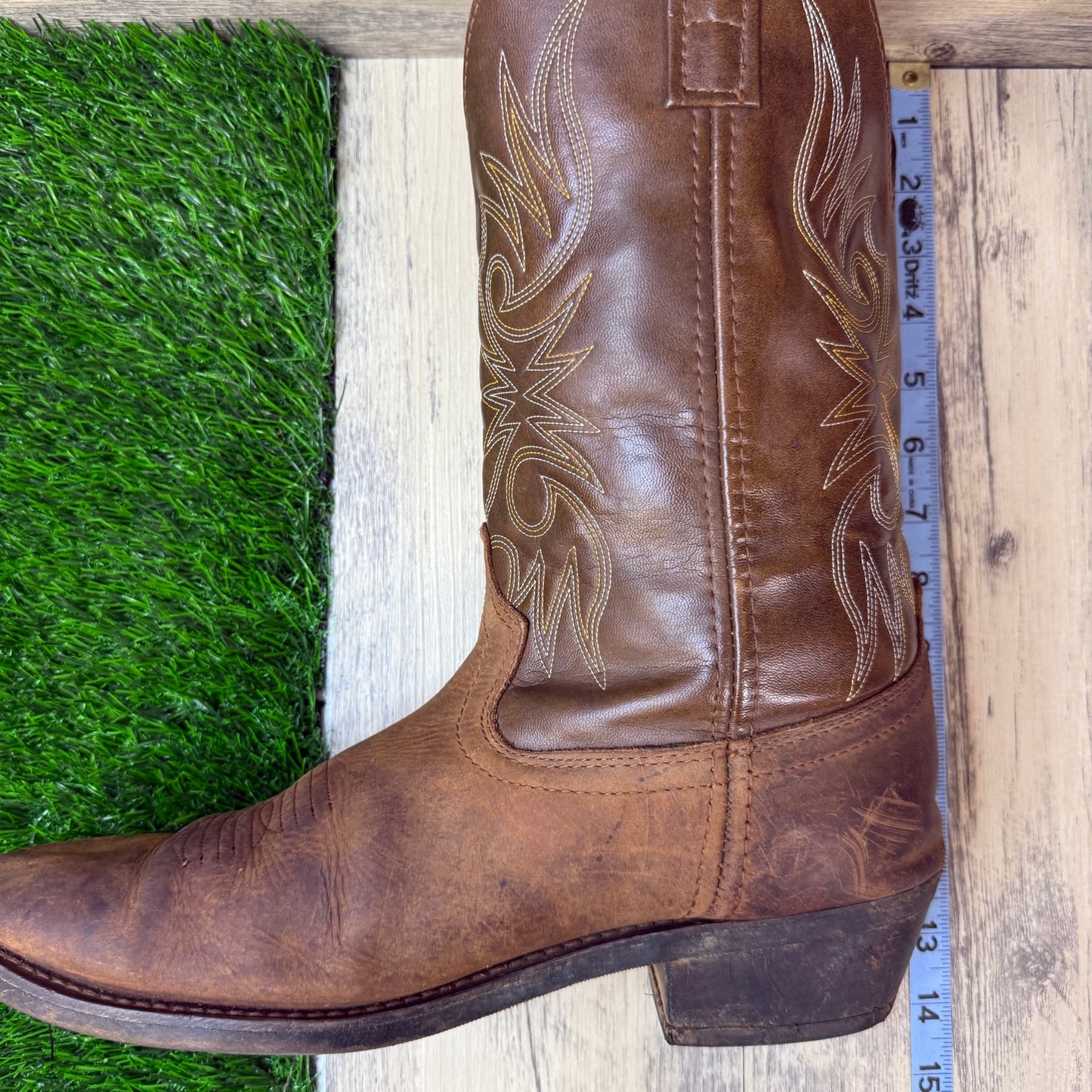 Cody James Men - Size 11.5D - Two Tone Brown Western Cowboy Boots Style CJ4242