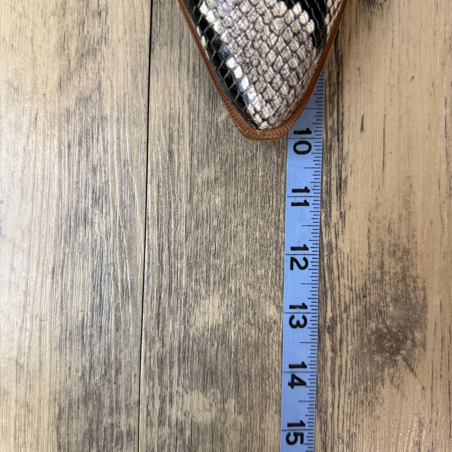 Gianni Bini Women - Size 8M - Black/White Faux Snake Tall Boots