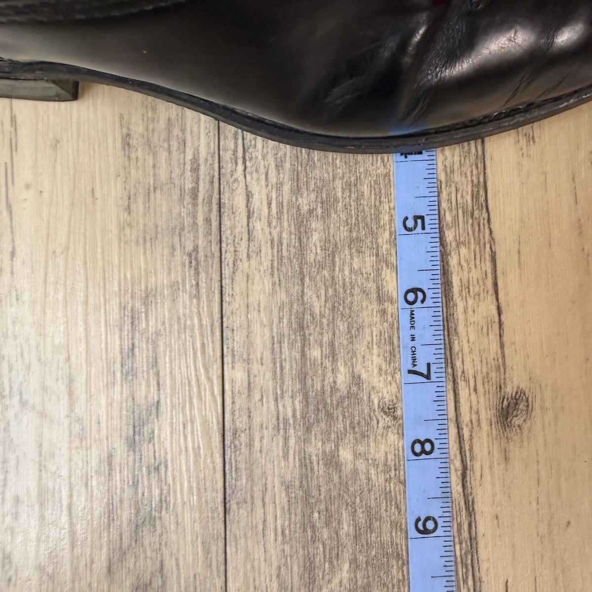 Durango Men - Size 9.5D - Vintage Black Smooth Made in USA Cowboy Boots 9690