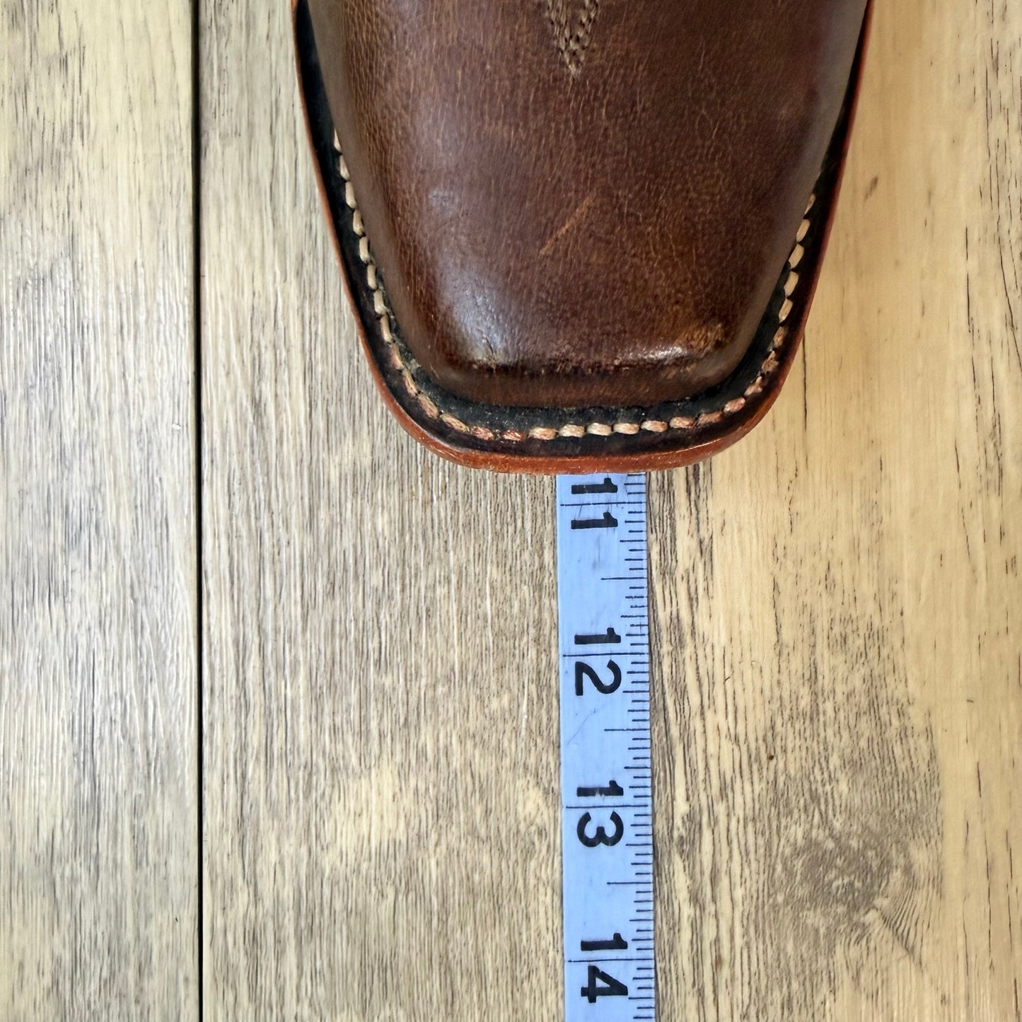 Justin Women - Size 7.5M - Chocolate Square Toe Western Cowboy Boots L2680