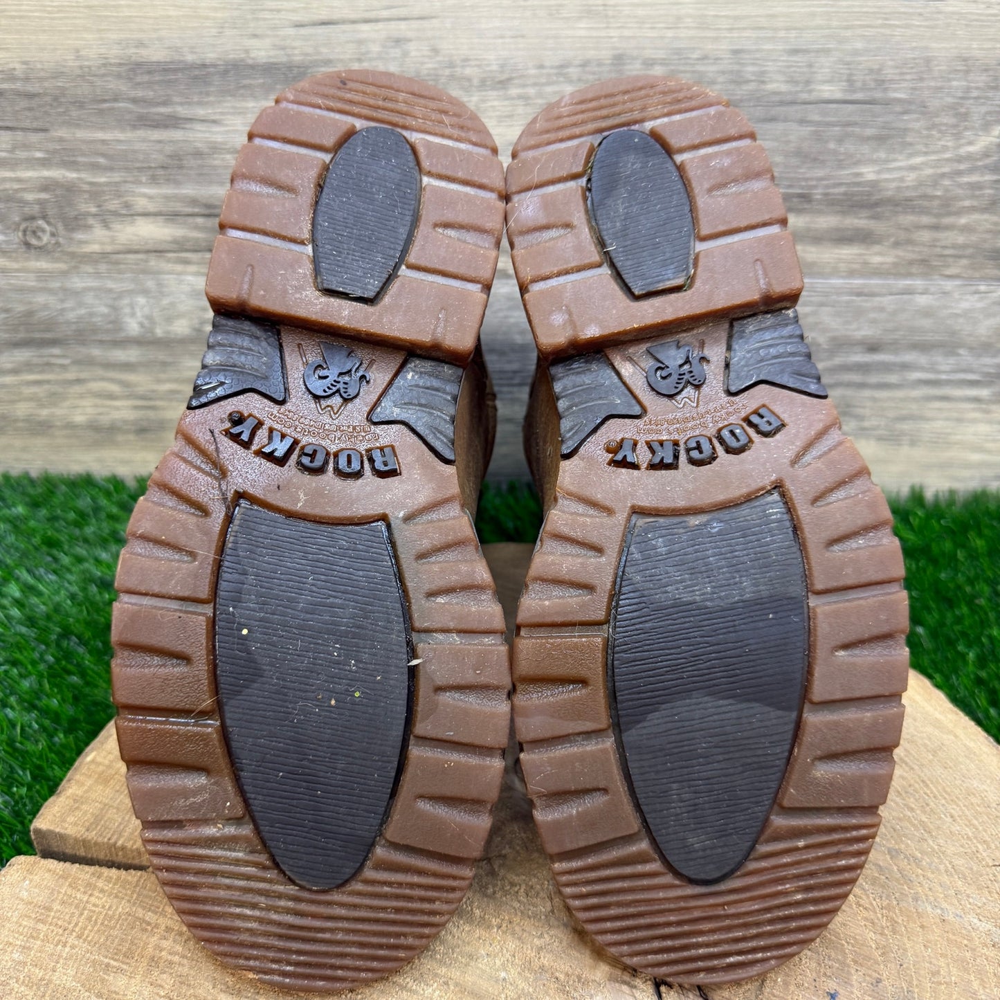 Rocky Youth - Size 4M - Brown Cowboy Boots Style RKW0300Y