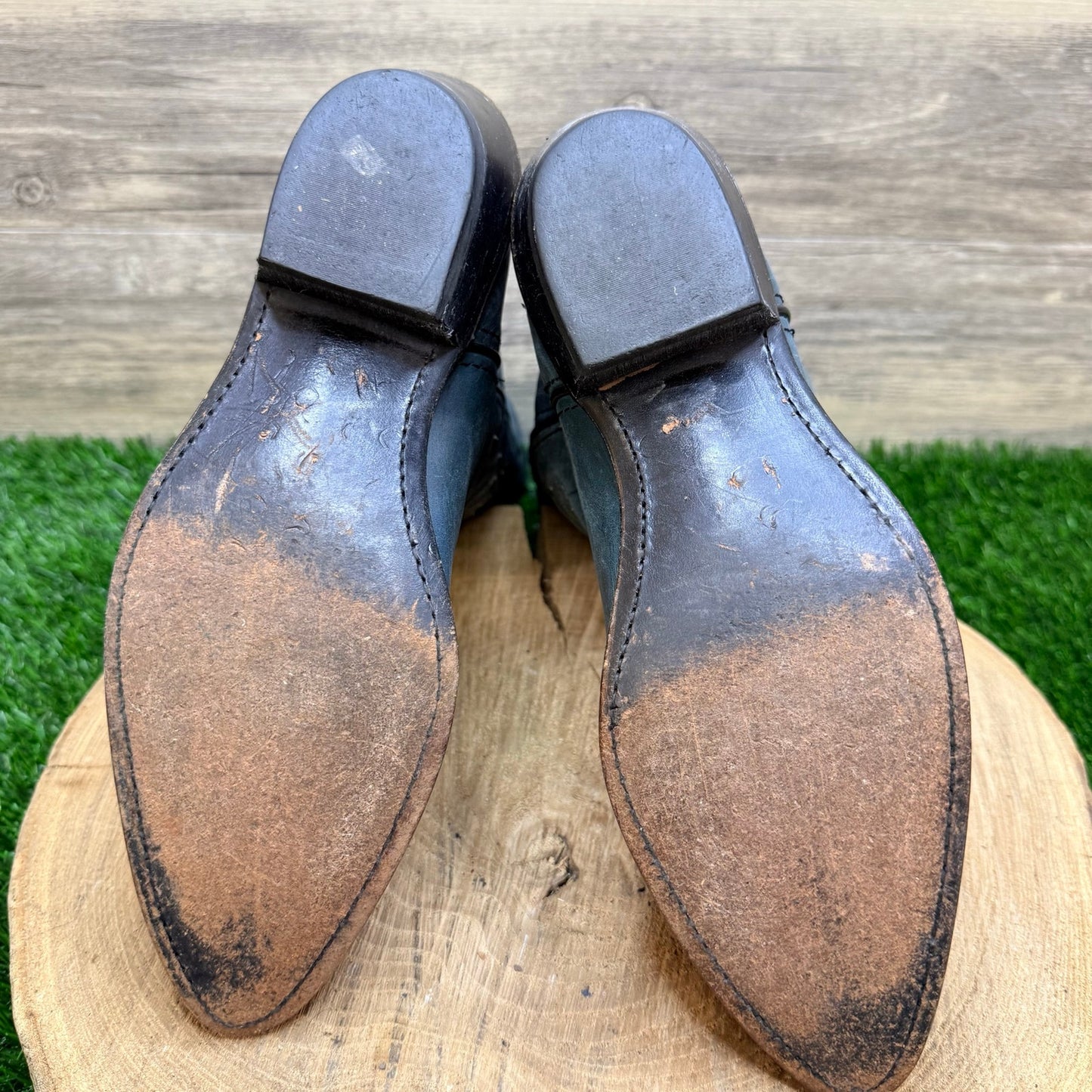 Code West Women - Size 8M - Blue Green Western Cowboy Boots