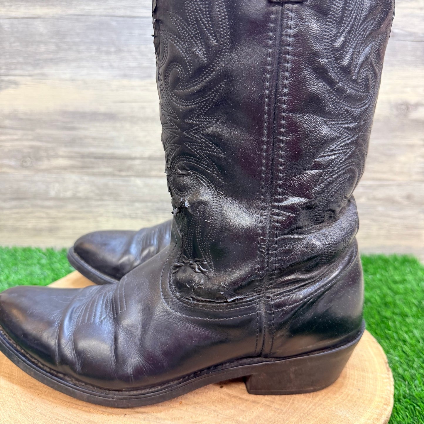 Laredo Men - Size 10D - Black Western Cowboy Boots 4240