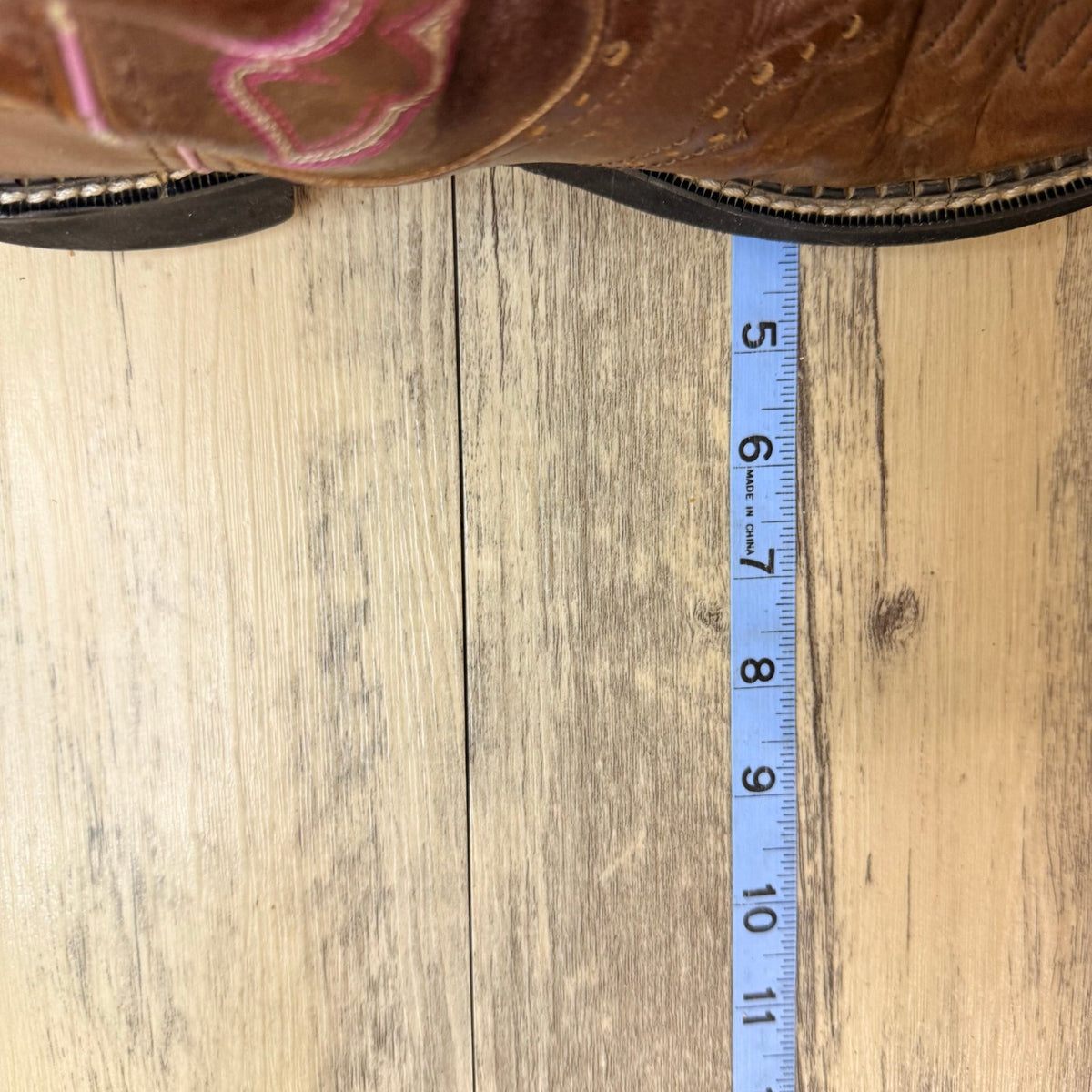 Justin Women - Size 9B - Brown / Pink Gypsy Cowboy Boots L9903