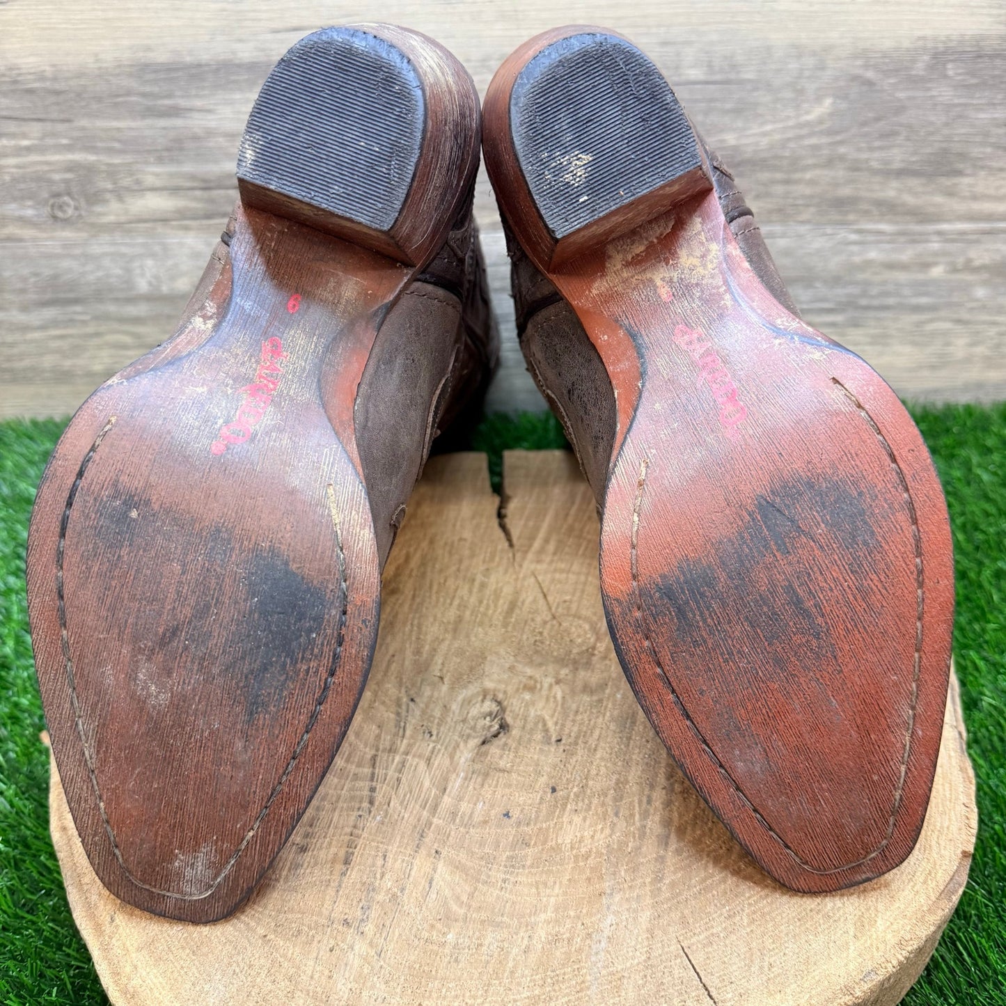 Dan Post Women - Size 9M - Chocolate Snip Toe Cowboy Boots Laredo 52344
