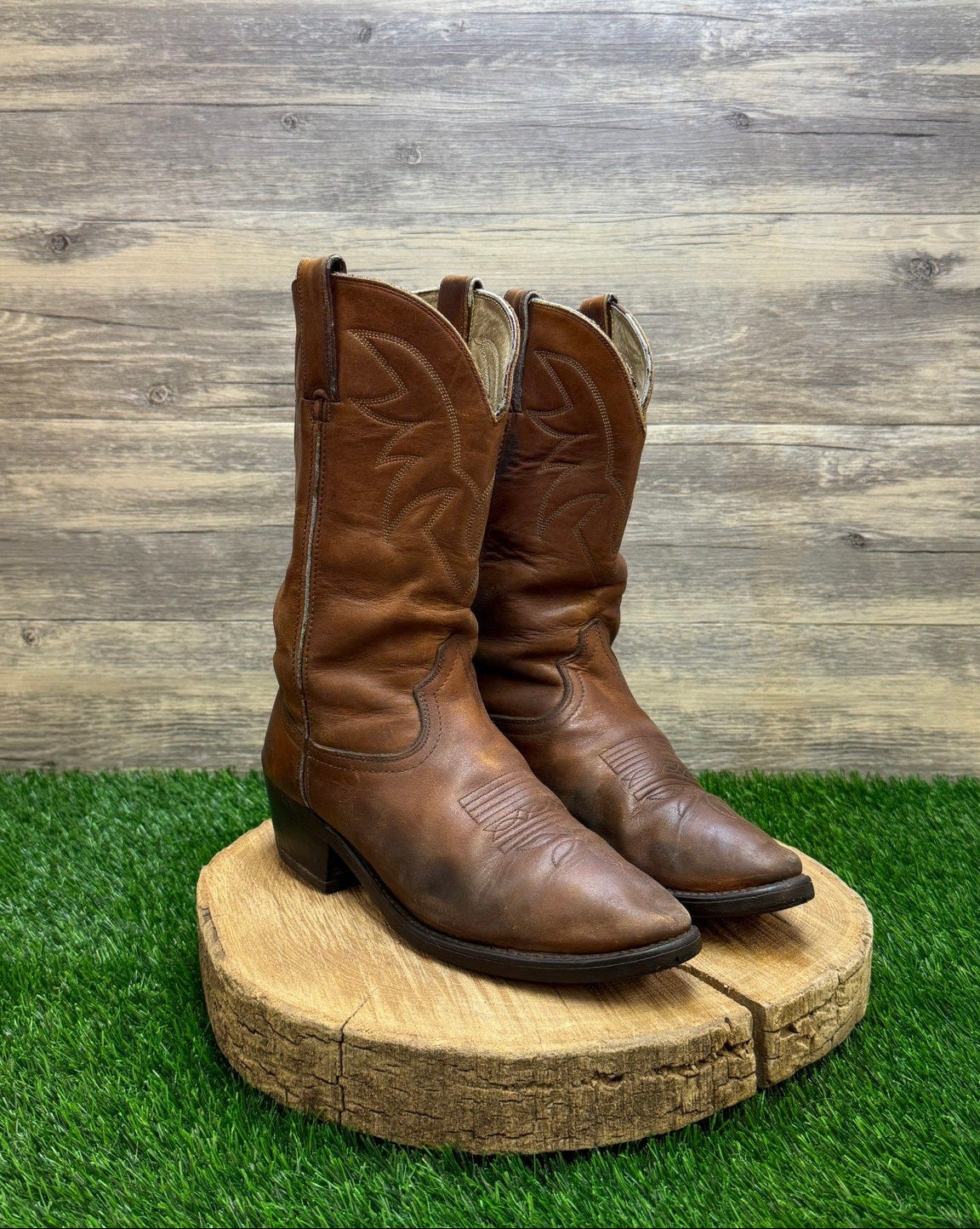 Durango Men - Size 7D - Brown Cowboy Boots Style TR762