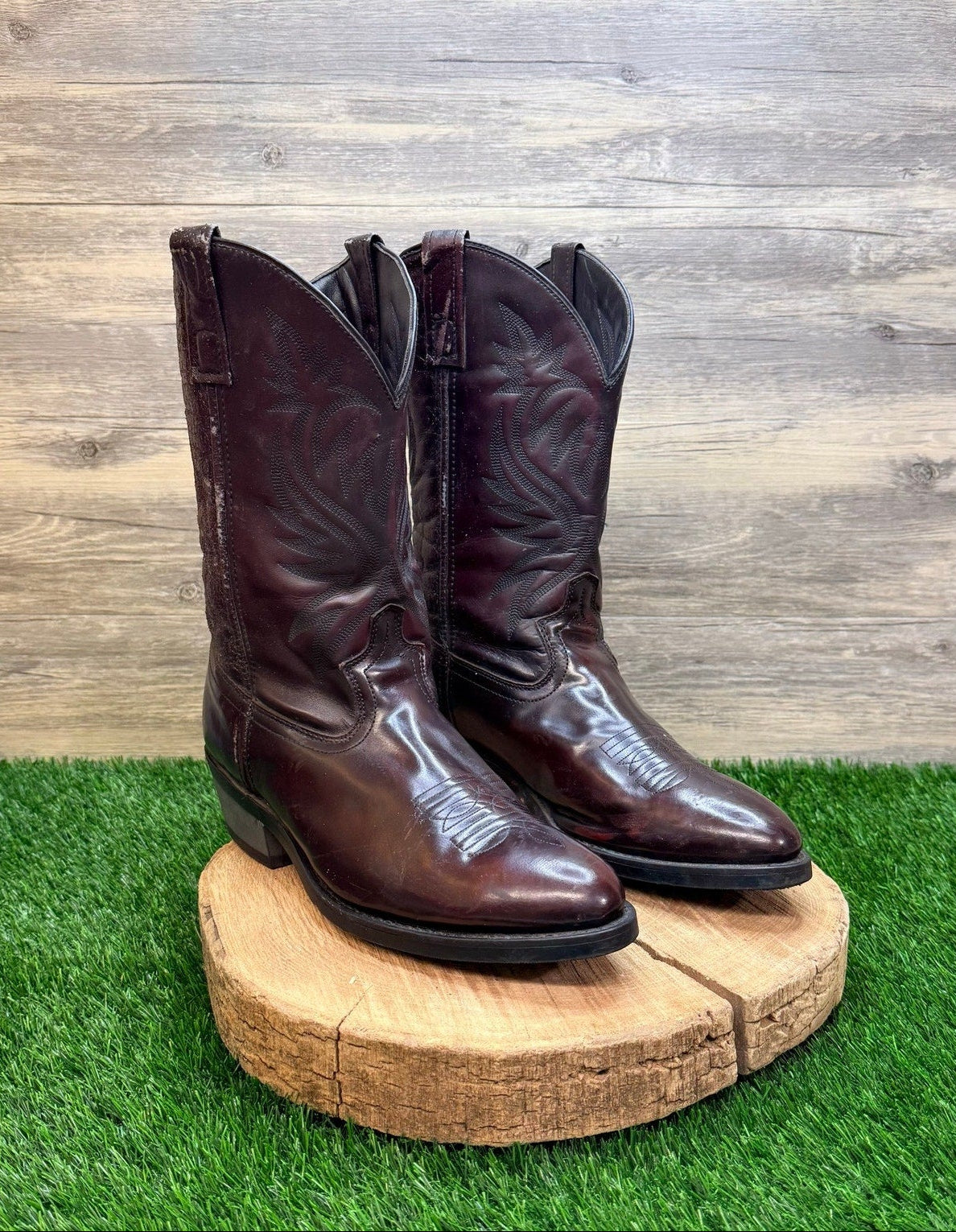 Laredo Men - Size 11EW - Vintage Burgundy Western Cowboy Boots 4246