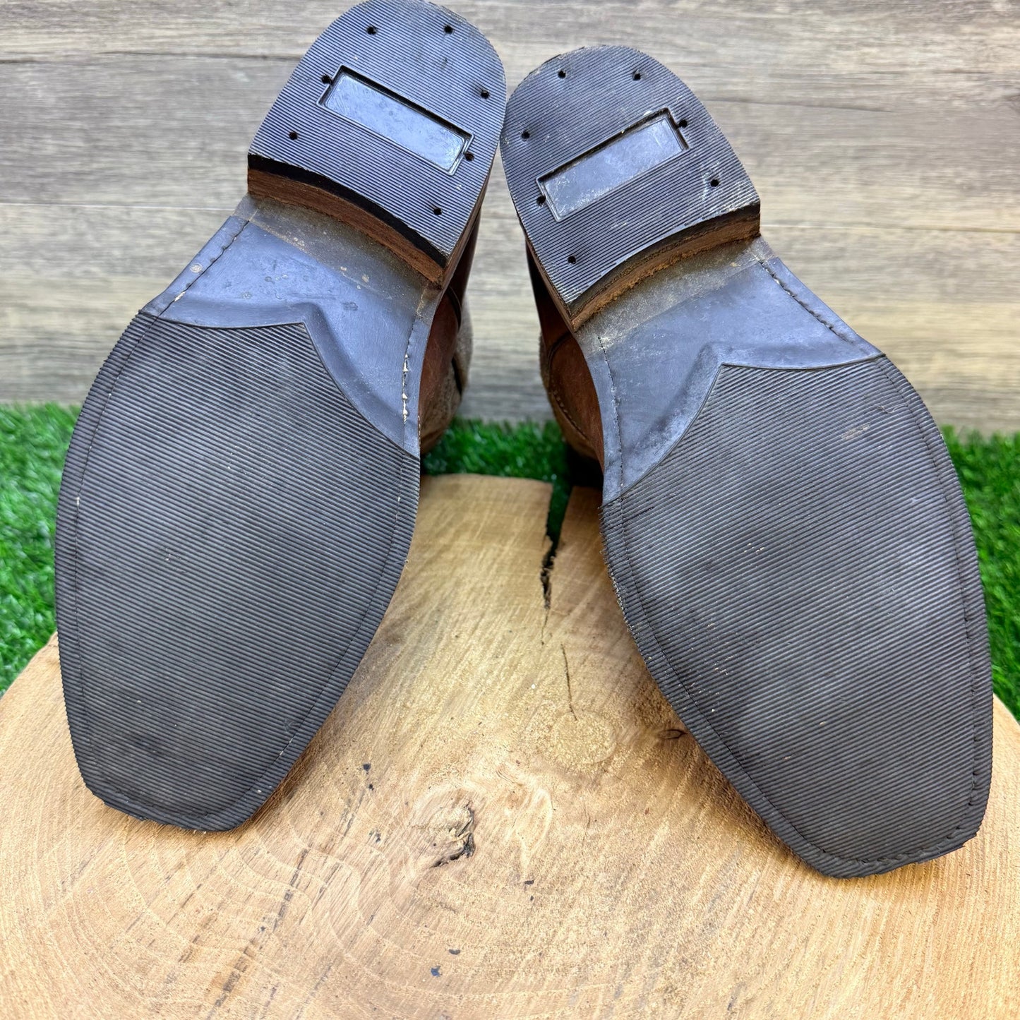 Eduardo’s Women - Size 6 - Brown Snip Toe Cowboy Boots 495