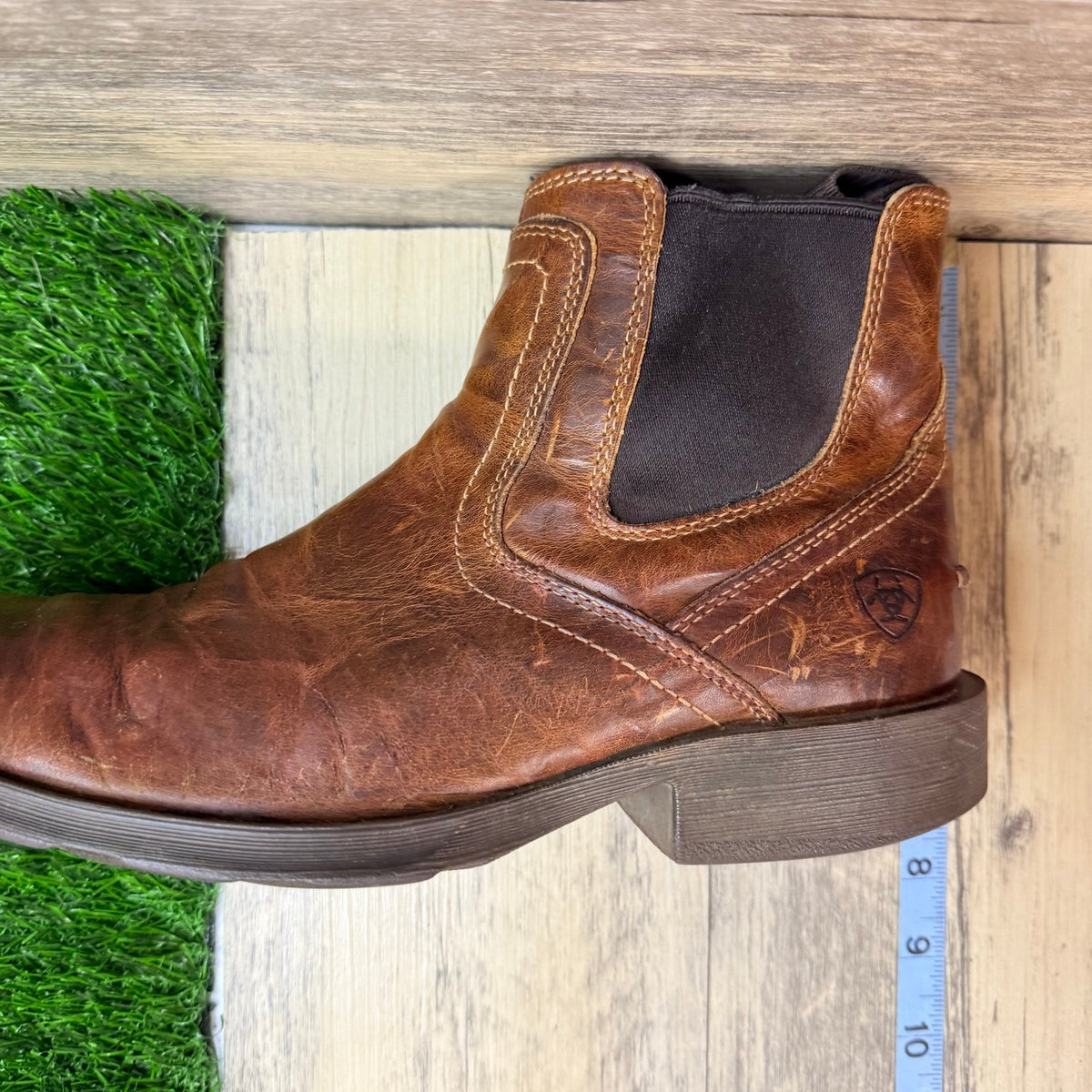 Ariat Men - Size 8.5D - Brown Square Toe Ankle Boots 10019868