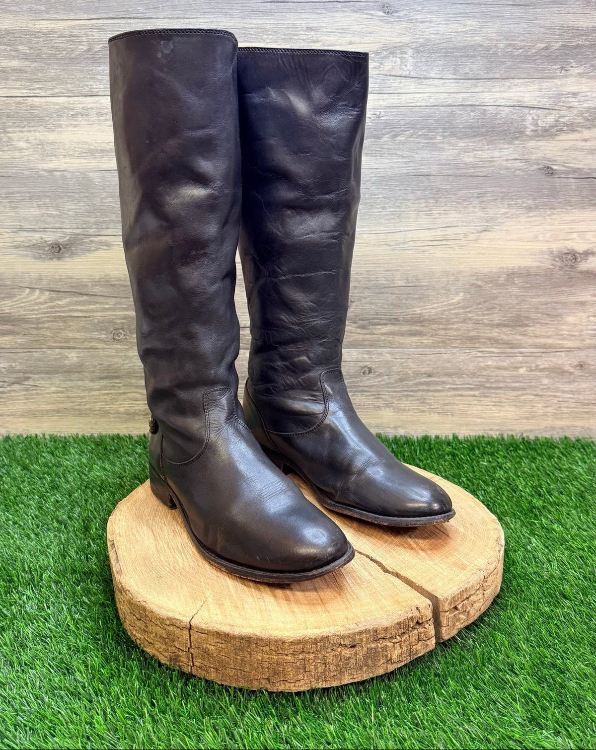 Frye Women - Size 9B - Melissa Button Tall Riding Boots 3471442