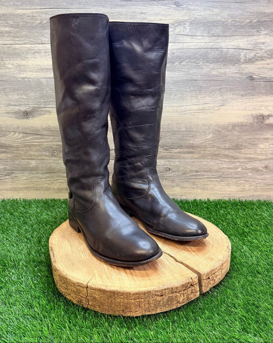 Frye Women - Size 9B - Melissa Button Tall Riding Boots 3471442