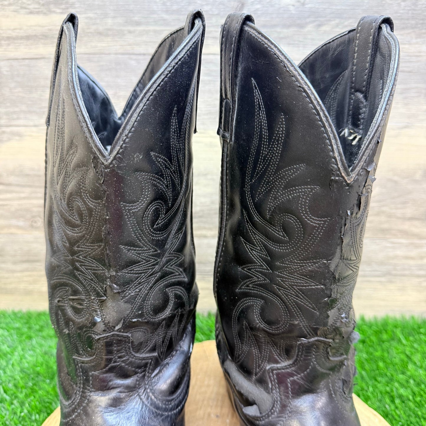 Laredo Men - Size 10D - Black Western Cowboy Boots 4240