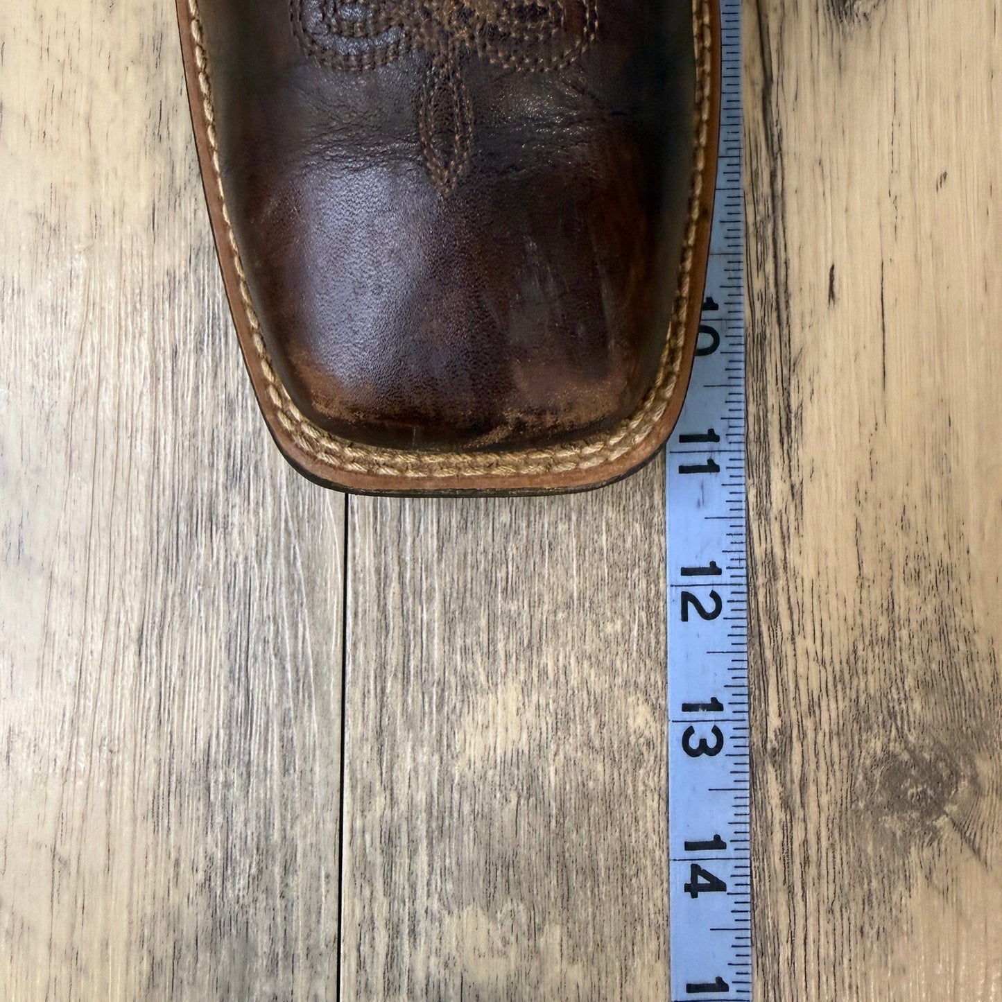Ariat Women - Size 8.5B - Dark Brown Round Up Square Toe Cowboy Boots 10016317