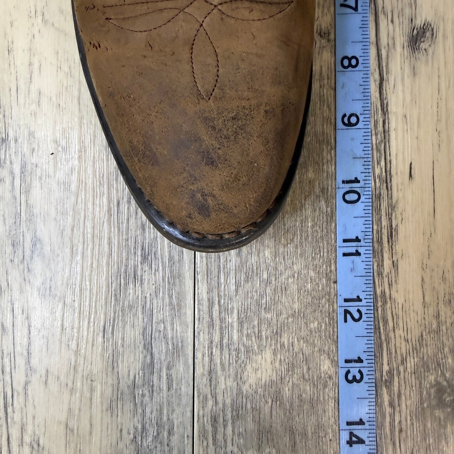 Shoe Department Men - Size 7.5D - Two Tone Brown Western Cowboy Boots 05168