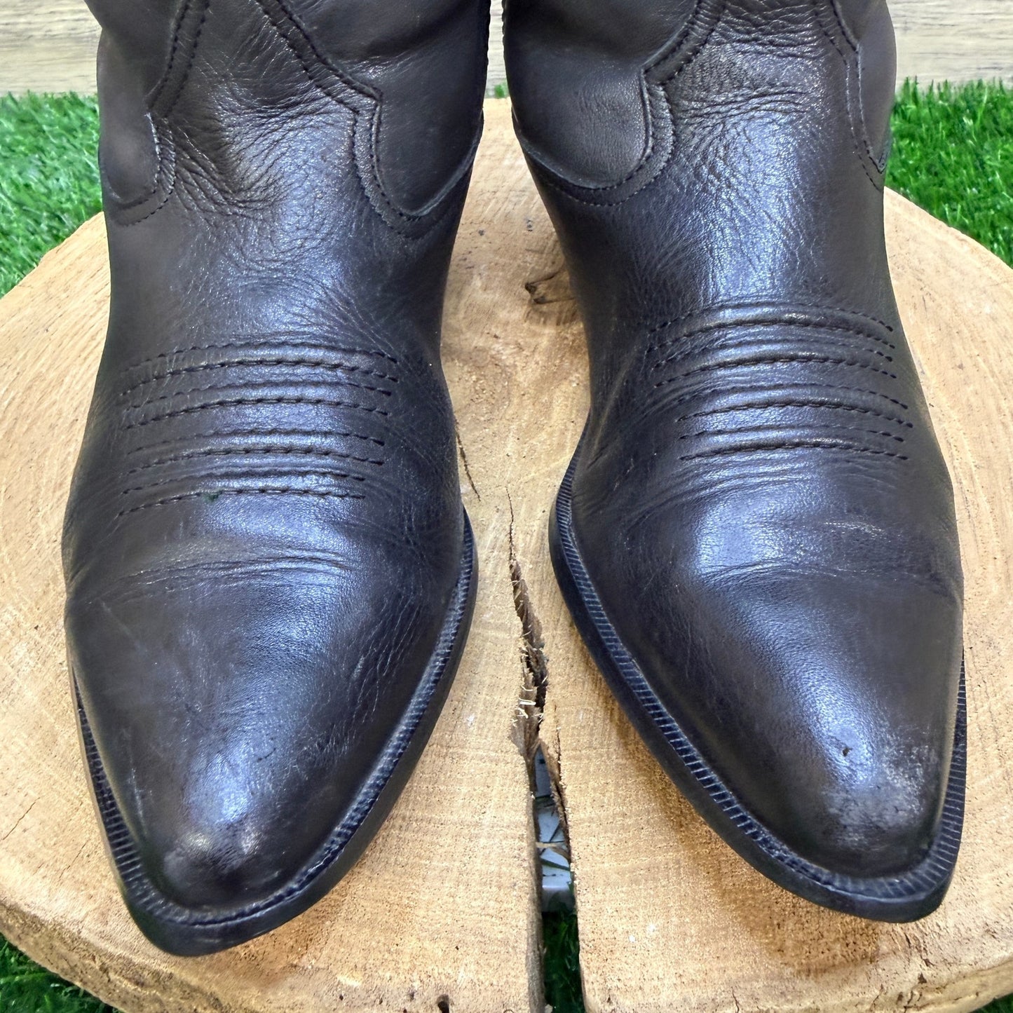 Unknown Women - Size 6 - Vintage Black Western Cowboy Boots
