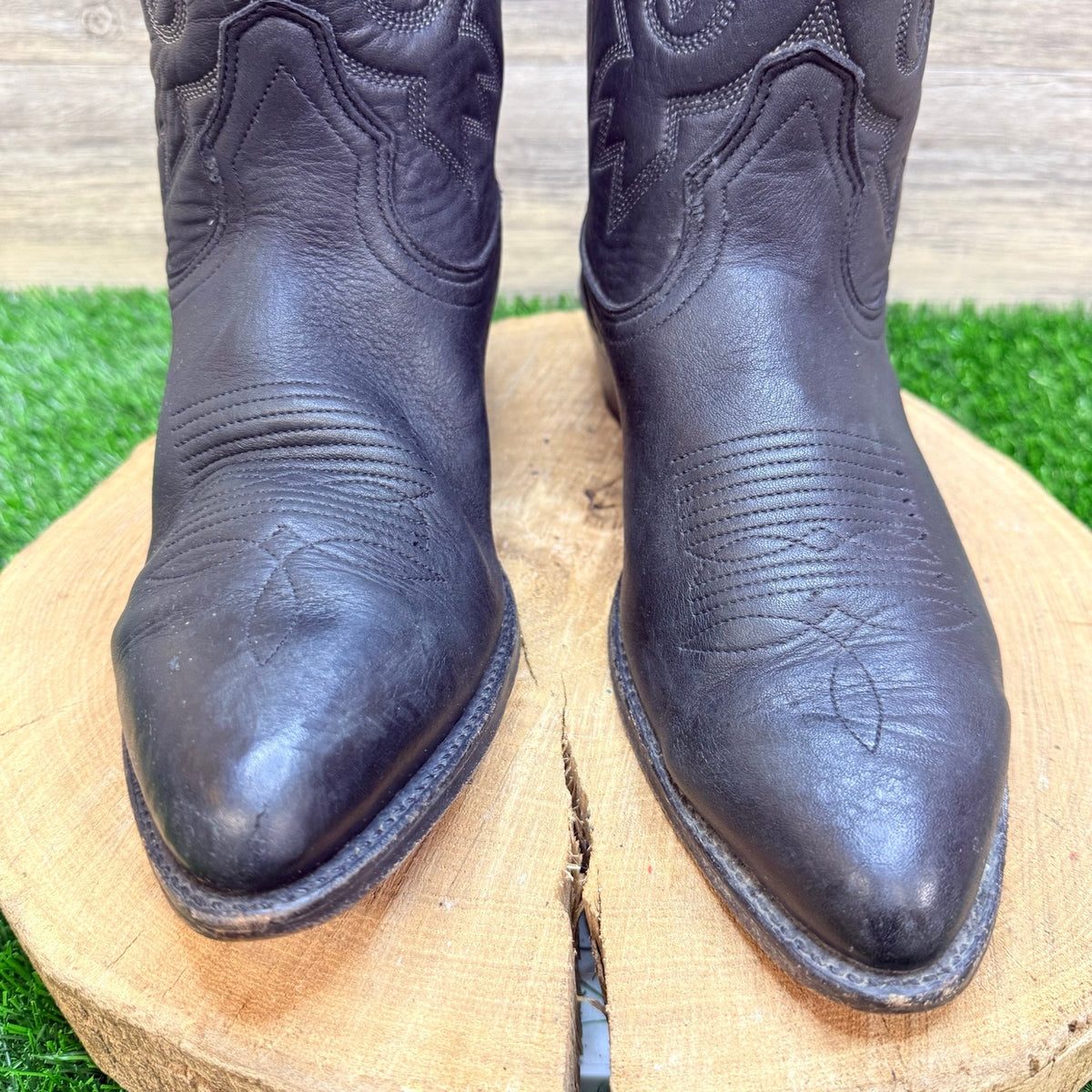 Unknown Men - Size 10D - Soft Black Western Cowboy Boots 76144