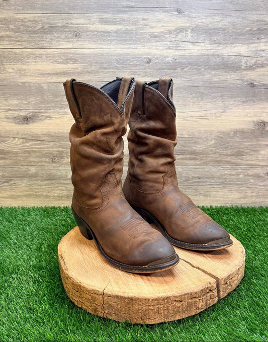 Durango Women - Size 9.5M - Brown Soft Slouch Toe Cowboy Boots RD542