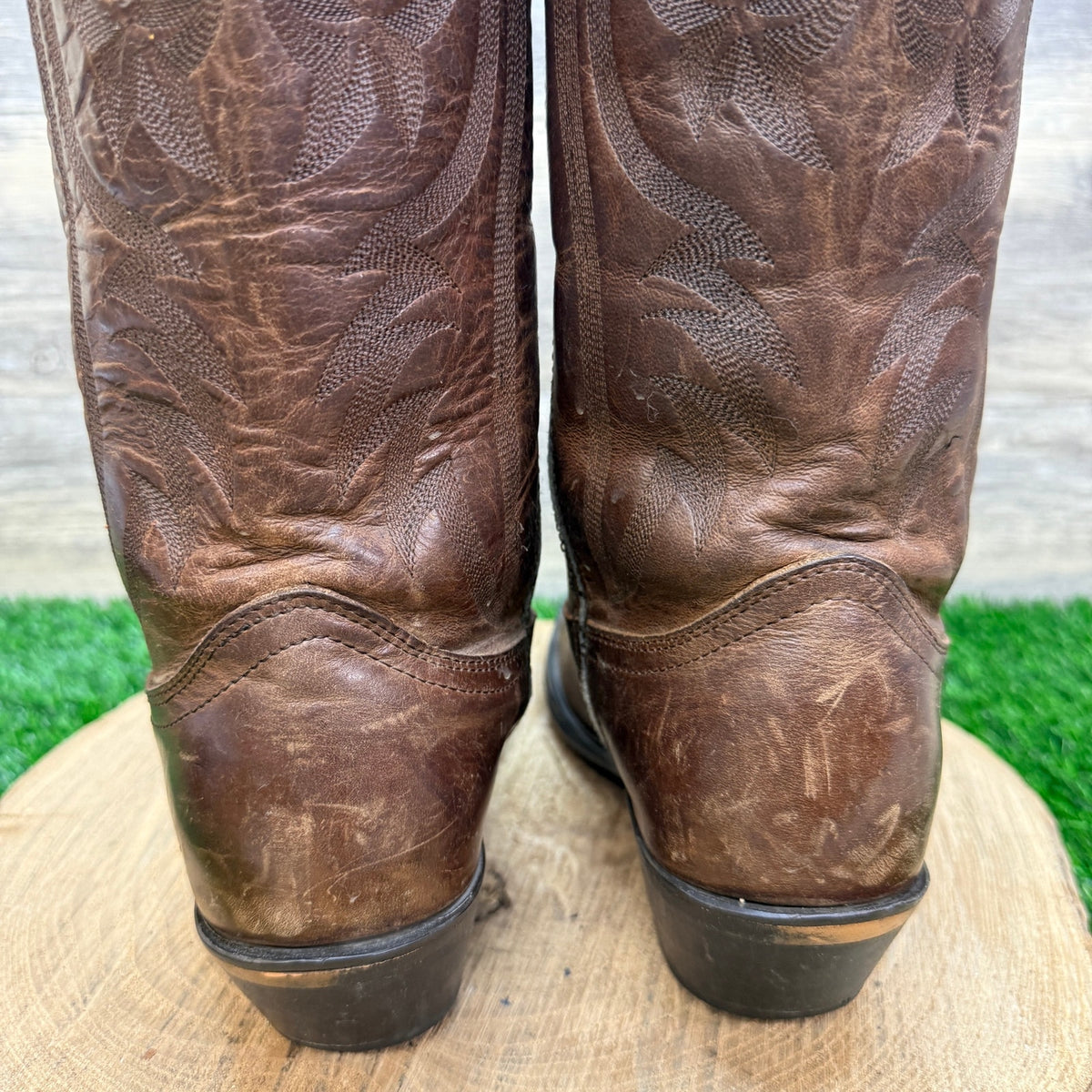 Red Head Women - Size 7.5M - Brown Western Cowboy Boots Style 55347