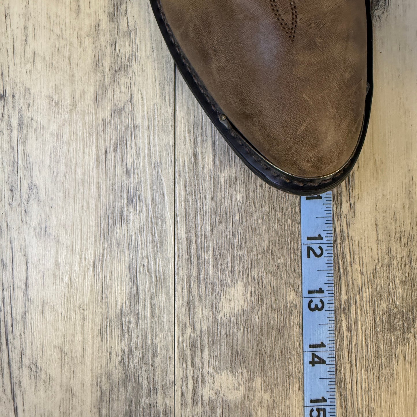 Durango Women - Size 9.5M - Brown Slouch Toe Plate Cowboy Boots Style RD542