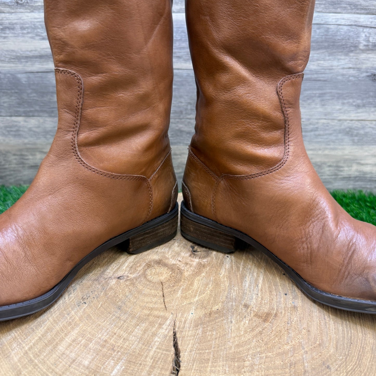 Sam Edelman Women - Size 6.5M - Tan Tall Riding Boots Style Penny