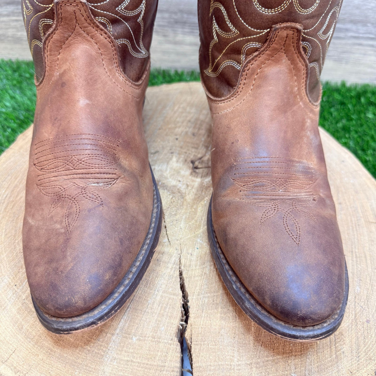 Laredo Women - Size 9.5M - Brown Western Cowboy Boots 5742