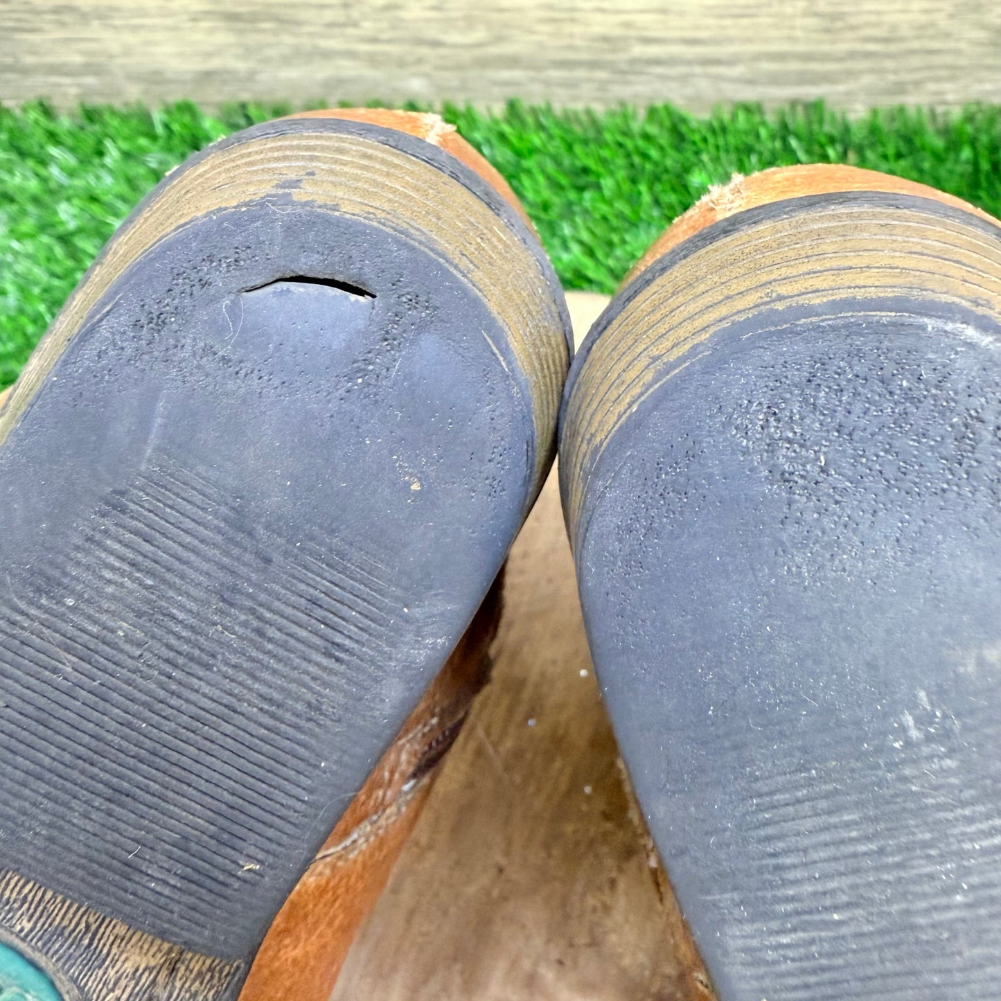 Rodeo Ropers Youth - Size 3M - Tan Ankle Zipper Faux Boots Jessie