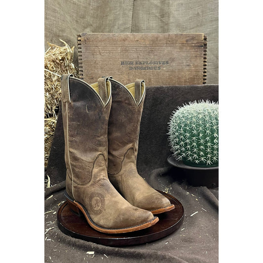 Nocona Women - Size 6.5 - Tan University of Alabama Snip Toe Cowboy Boots