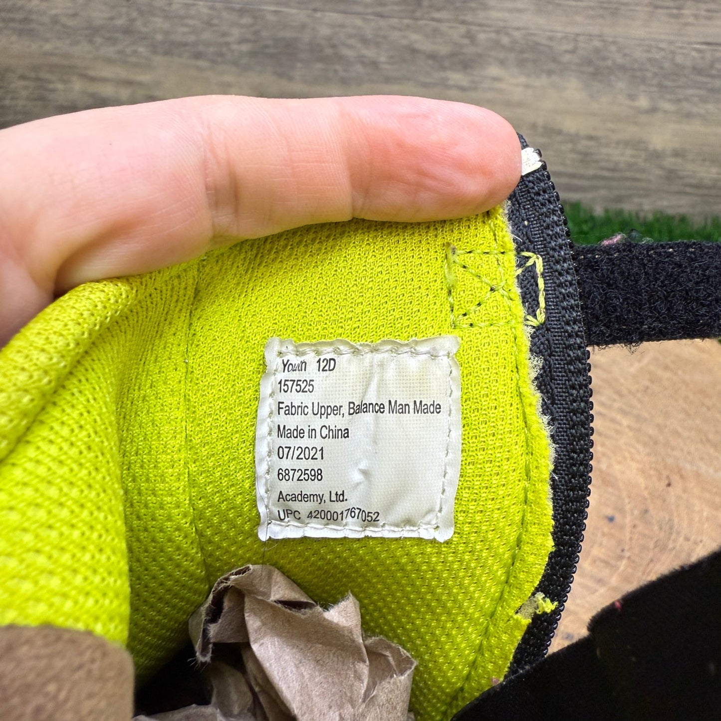 Magellan Youth - Size 12D - Tan/Camo Faux Leather Boots Style 1575