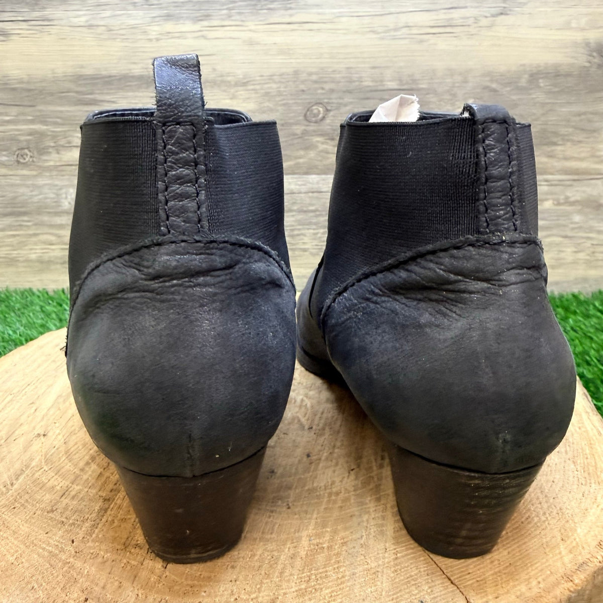 Vero Cuoio Women - Size 10 - Black Ankle Boots Aquatalia