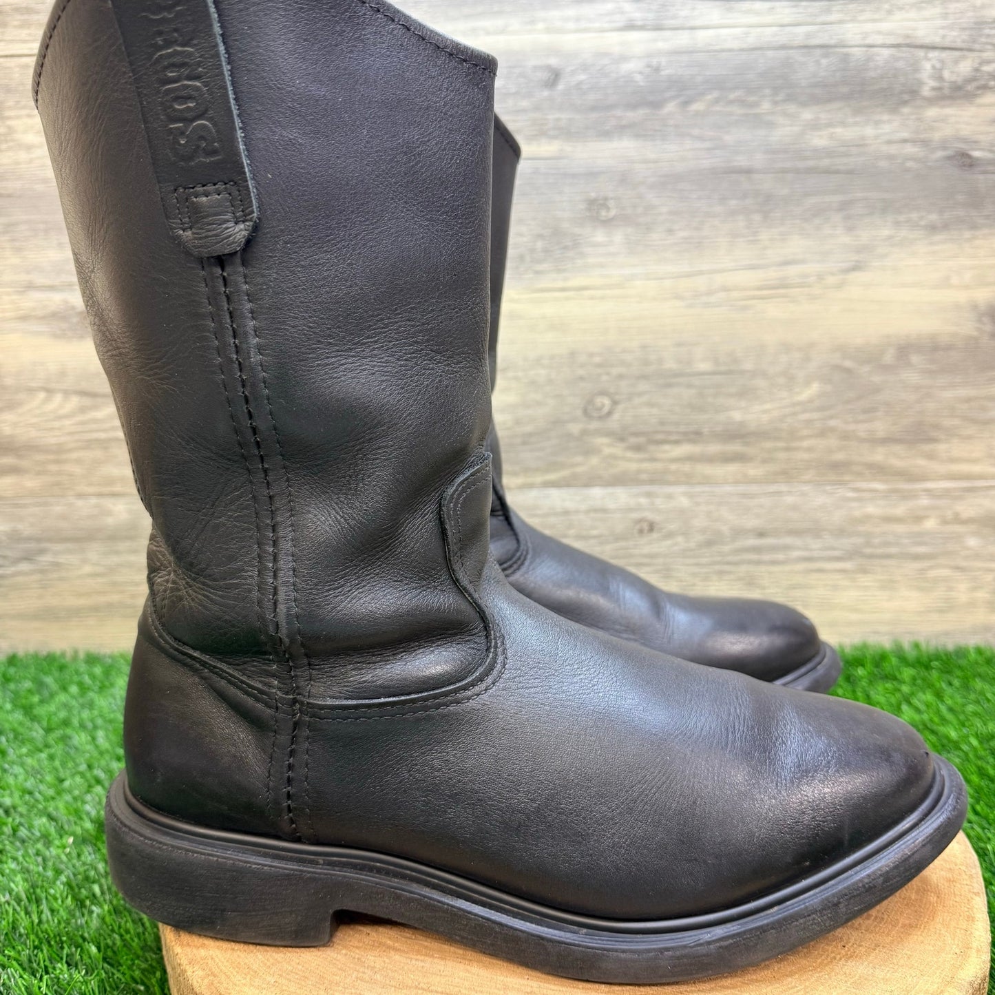 Red Wing Men - Size 9.5D - Black Pecos Work Boots 9389450