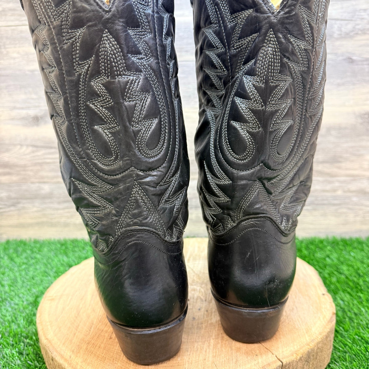 Unknown Men - Size 10.5EE - Black Made in Texas Western Cowboy Boots 1210