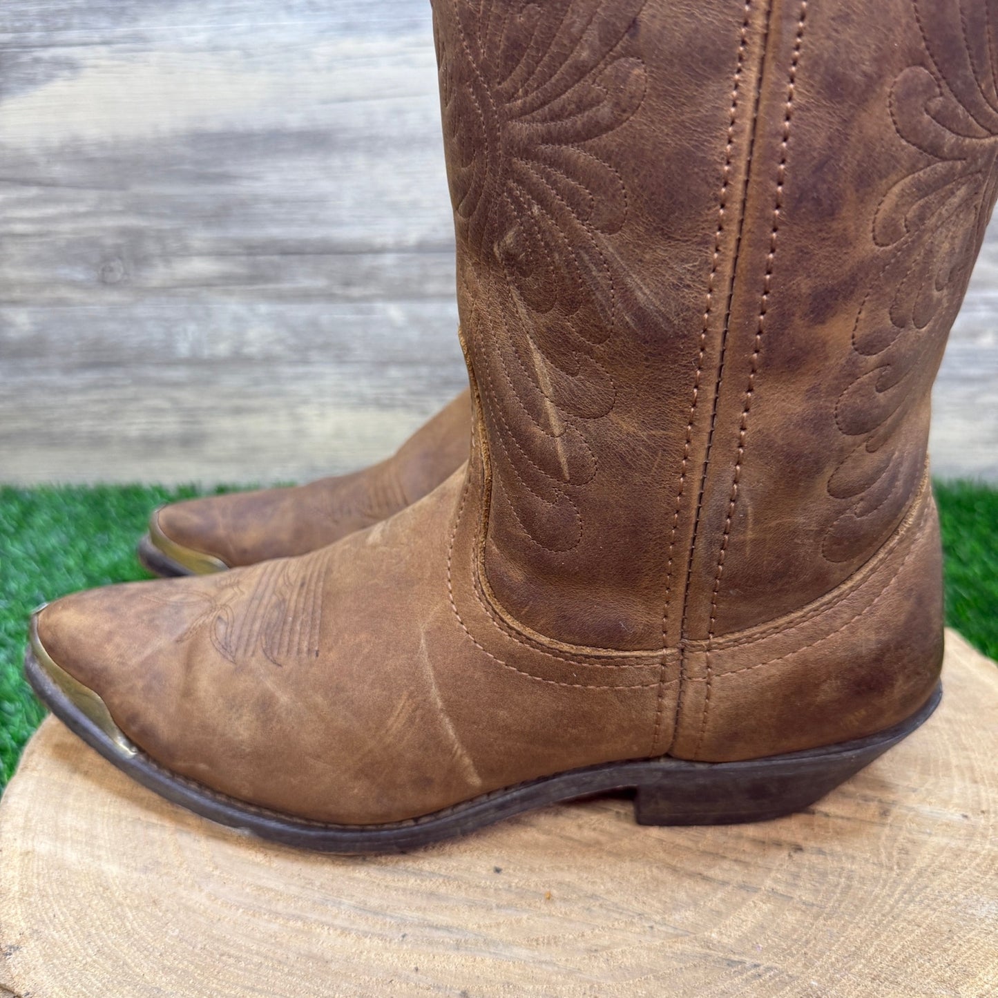 Masterson Women - Size 9M - Brown Western Cowboy Boots Style RB920