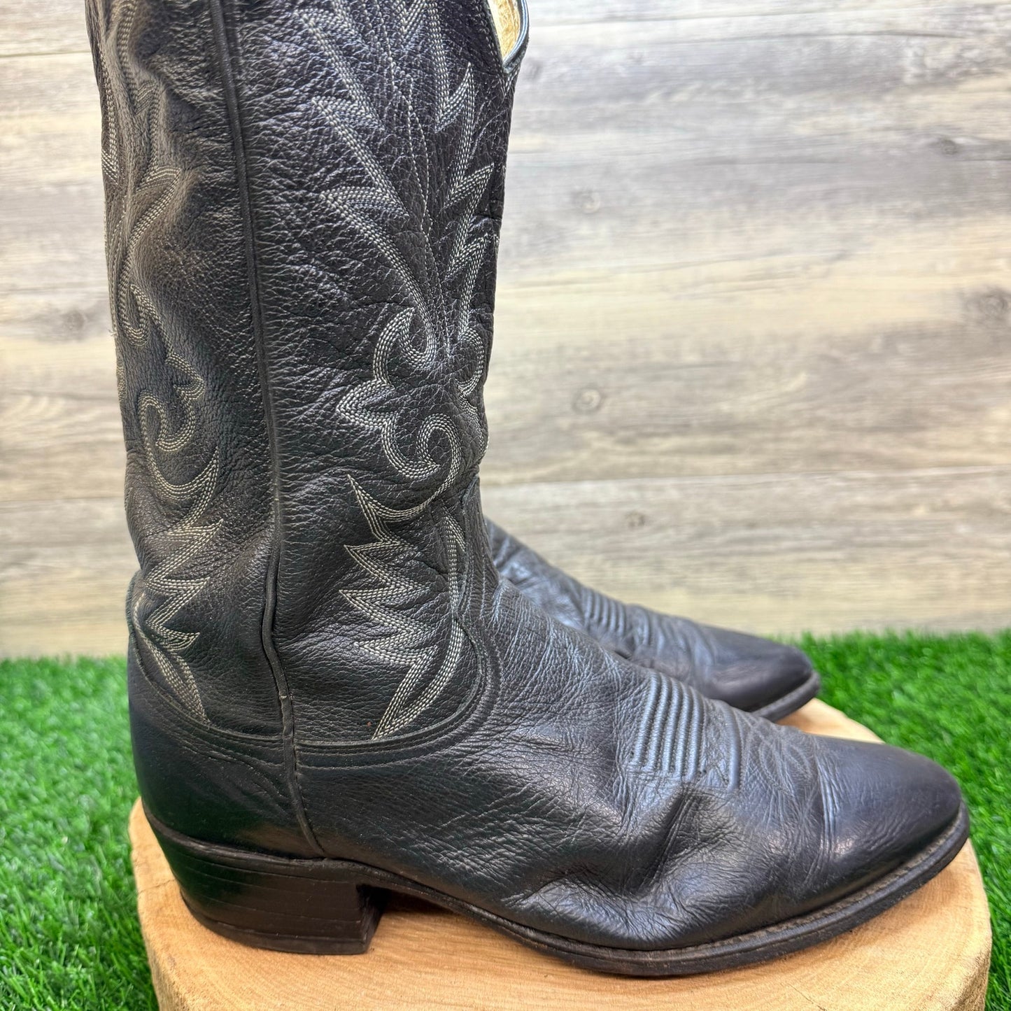 Dan Post Men - Size 10.5D -  Black Western Cowboy Boots 341009