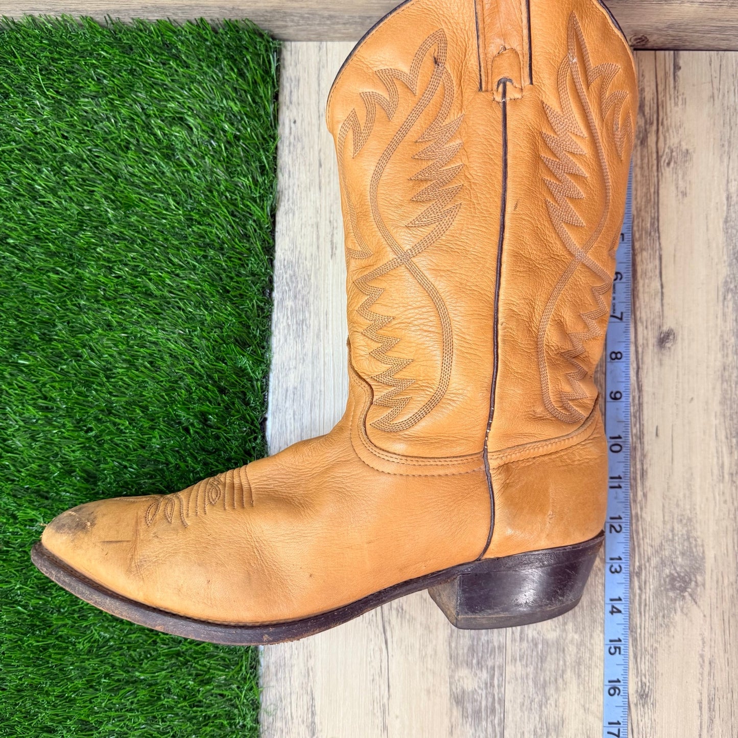 Texas Men - Size 12EE - Tan Soft Western Cowboy Boots M511