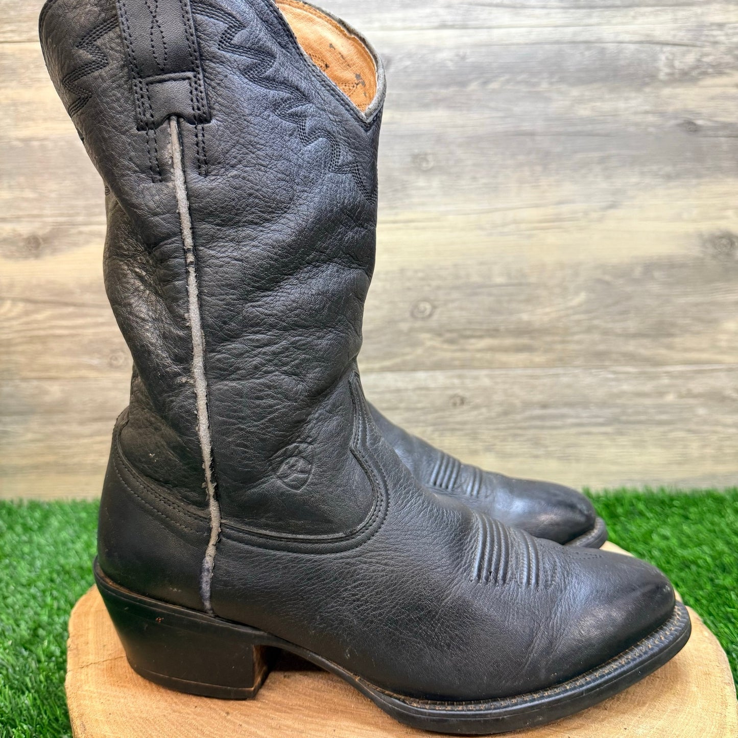 Ariat Men - Size 7.5D - Black Heritage Sedona Western Cowboy Boots 34601