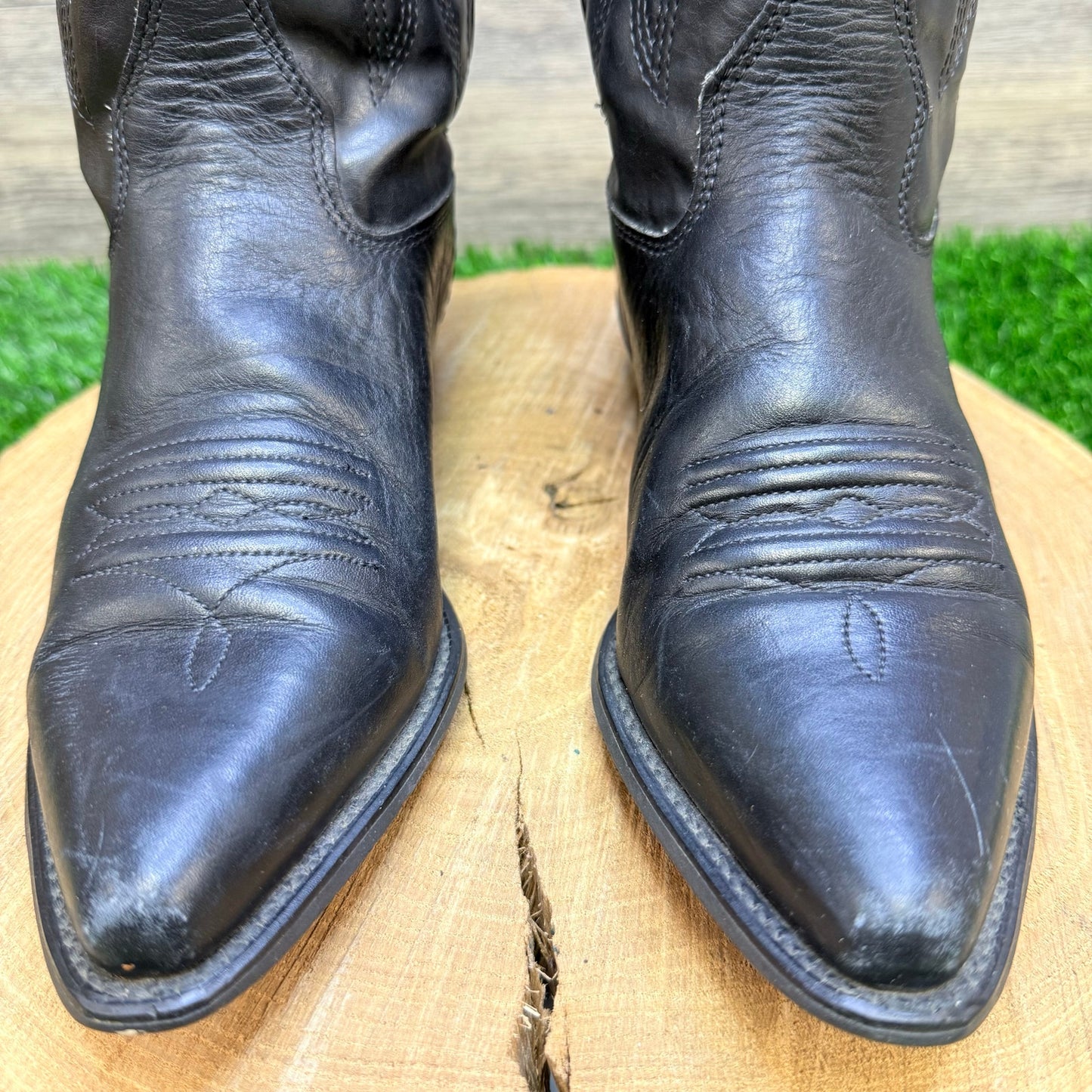 Capezio Women - Size 7M - Black Faux Cowboy Boots 62040