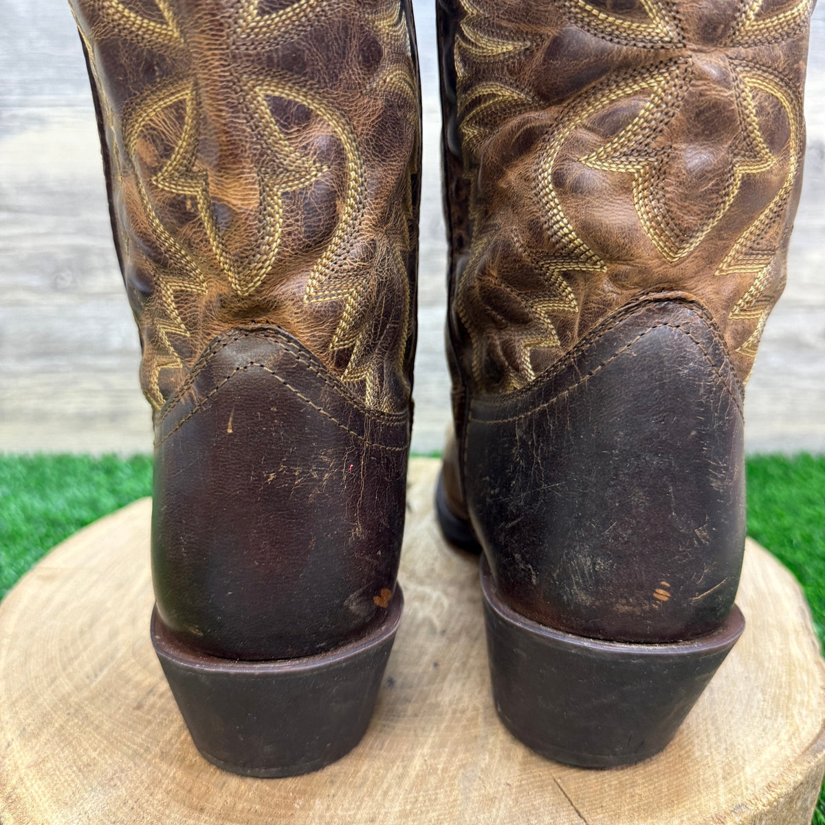 Laredo Men - Size 10.5D - Birchwood Brown Western Cowboy Boots Style 68452