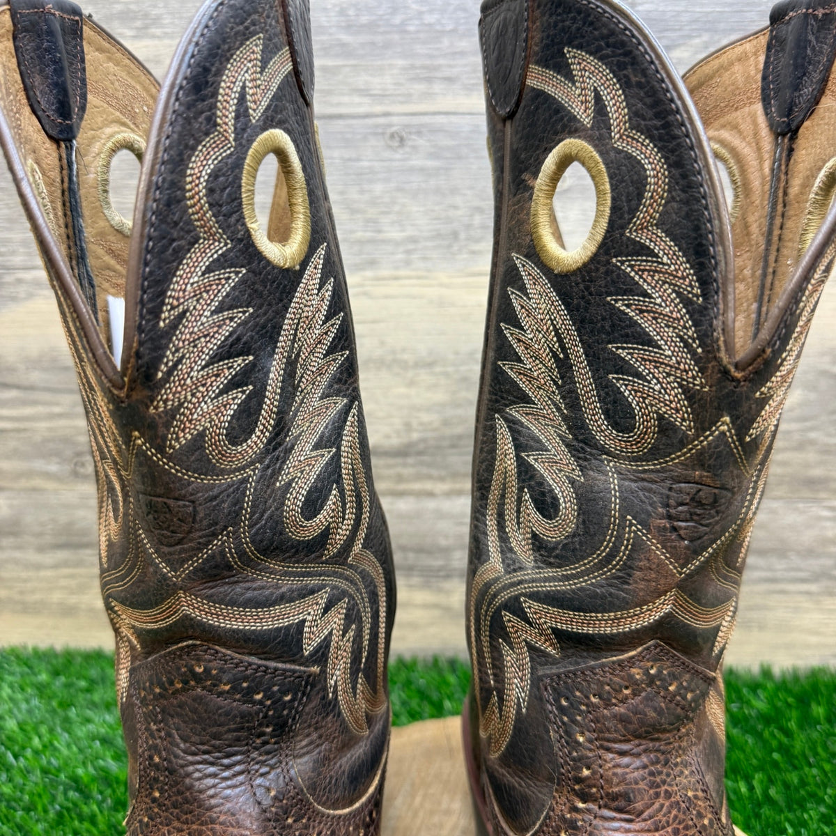 Ariat Men - Size 10.5D - Brown Rough Stock Square Toe Cowboy Boots 10002227