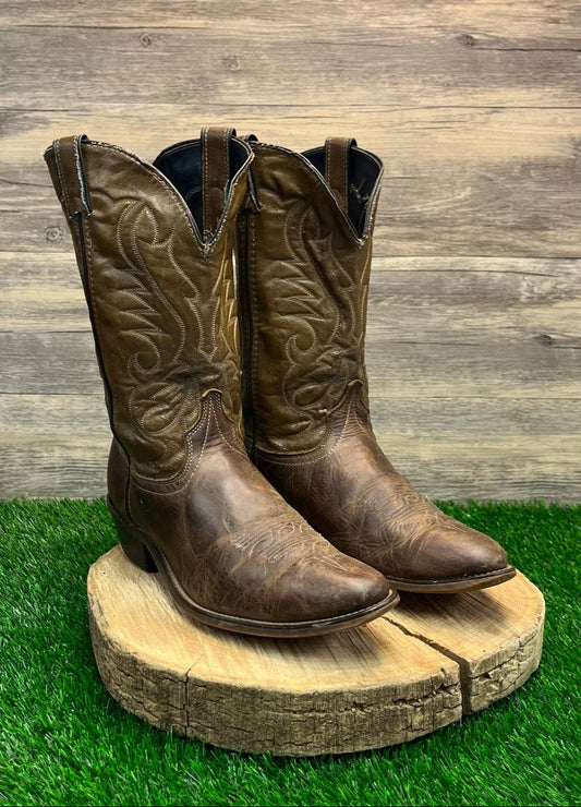 Laredo Men - Size 10.5EE - Vintage Brown Cowboy Boots Style 2573