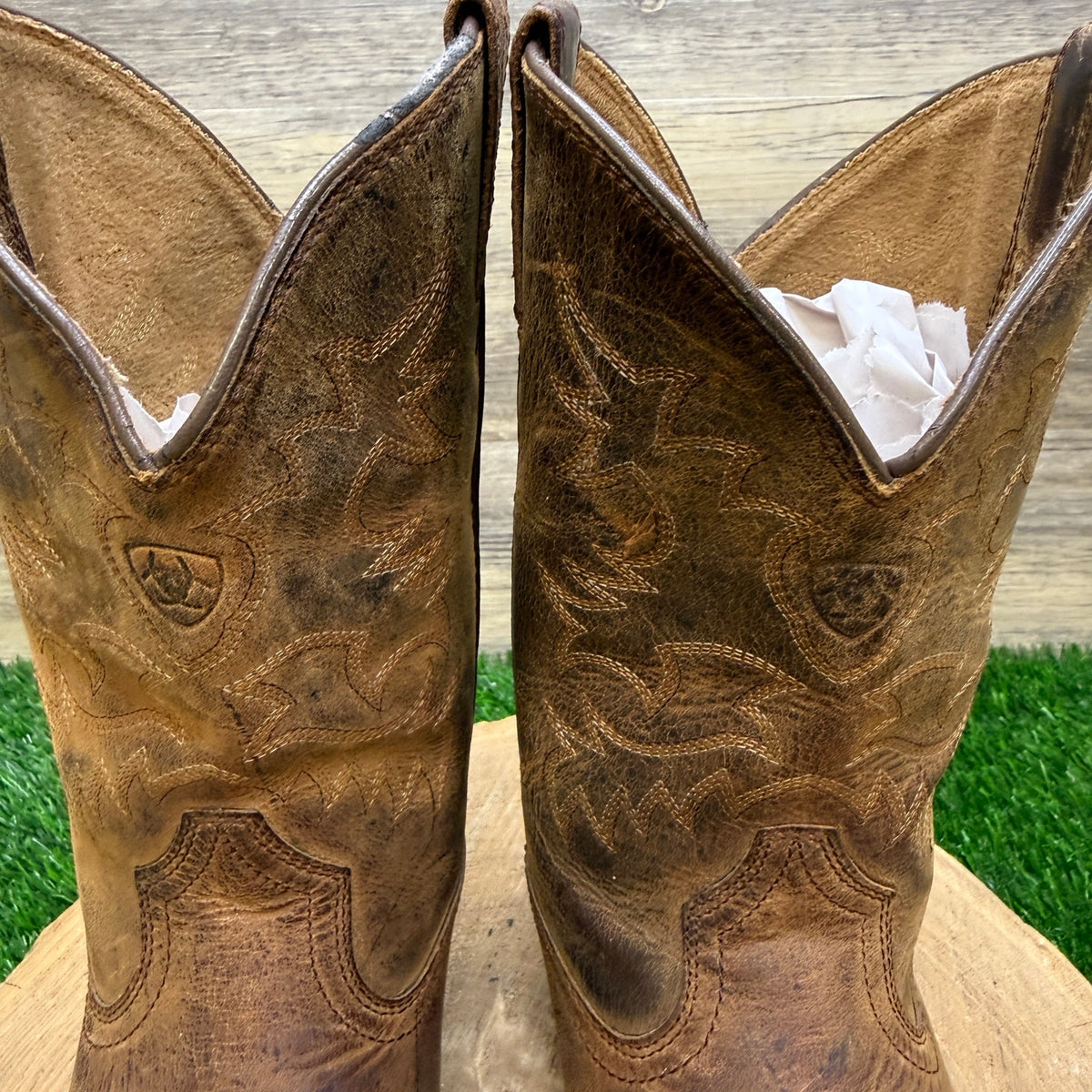 Ariat Youth - Size 5 - Brown Western Cowboy Boots Style 10001825