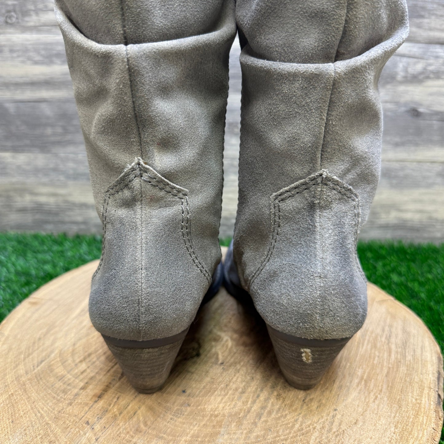 BCB Generation Women - Size 8.5B - Gray Suede Boots Style Holland