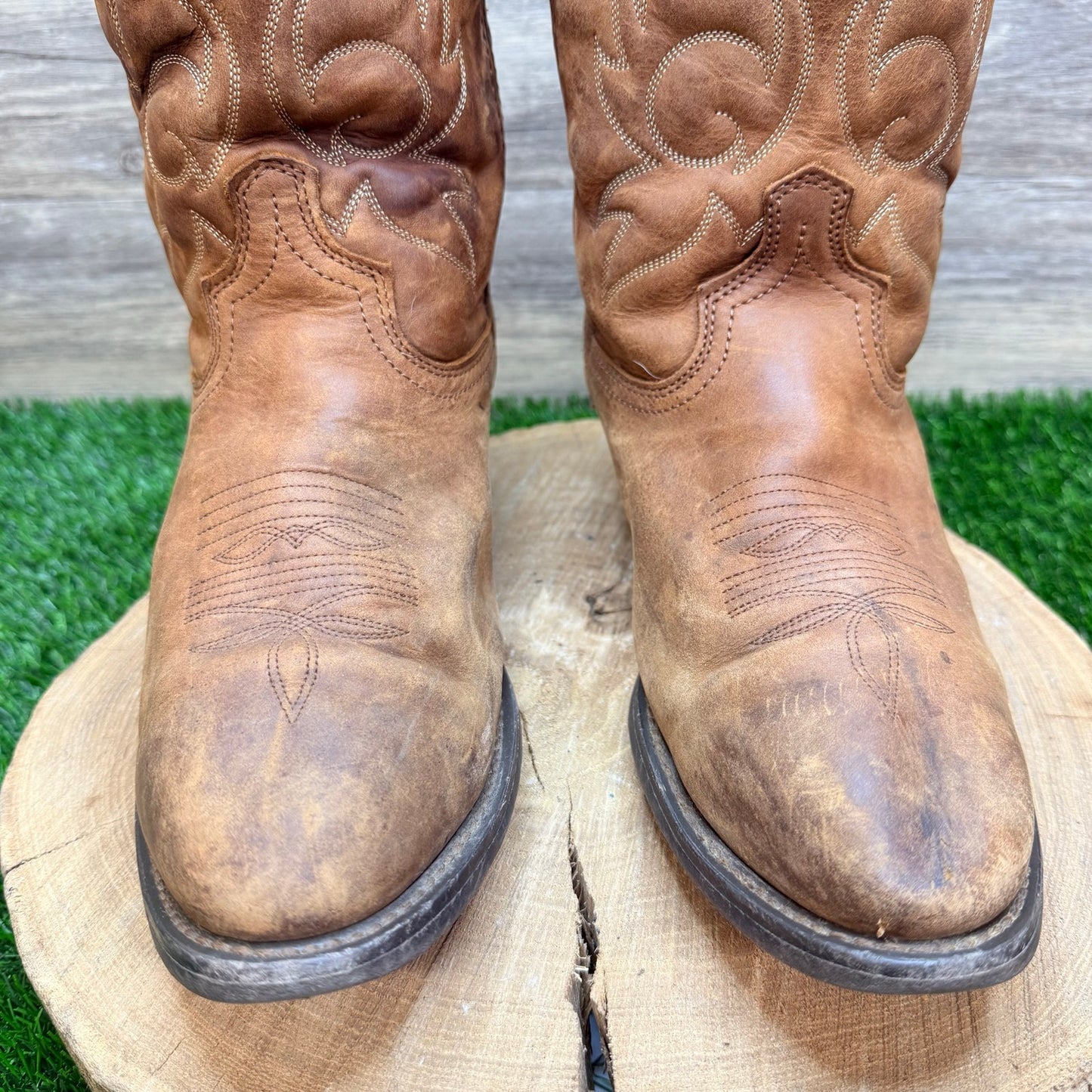 Masterson Men - Size 11EW - Brown Western Cowboys Boots RB876