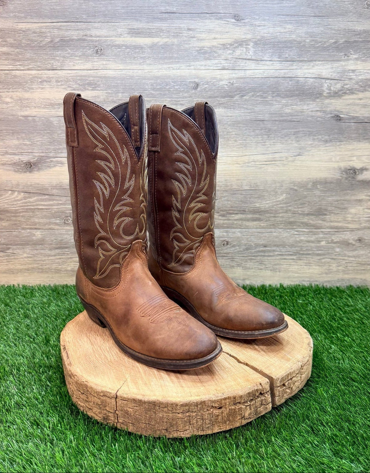 Laredo Women - Size 9.5M - Brown Western Cowboy Boots 5742